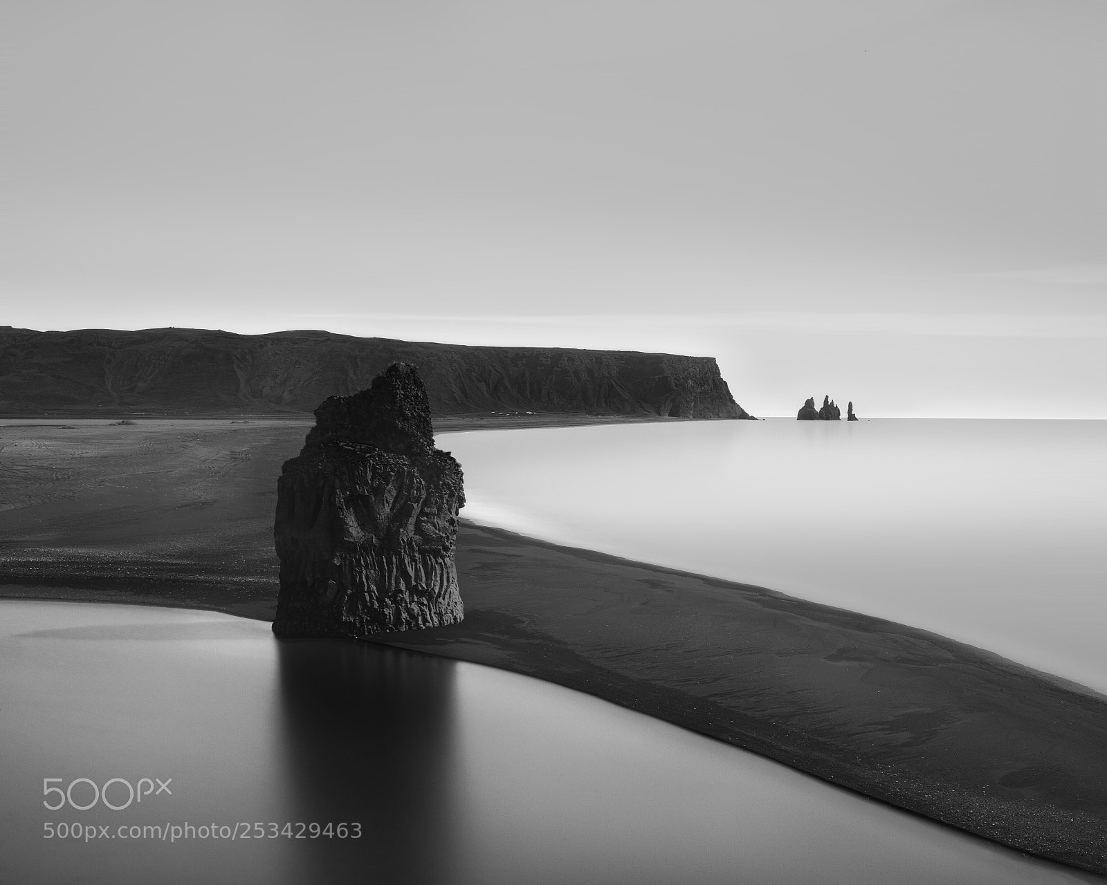 Canon EOS 5D Mark II sample photo. Black beach photography