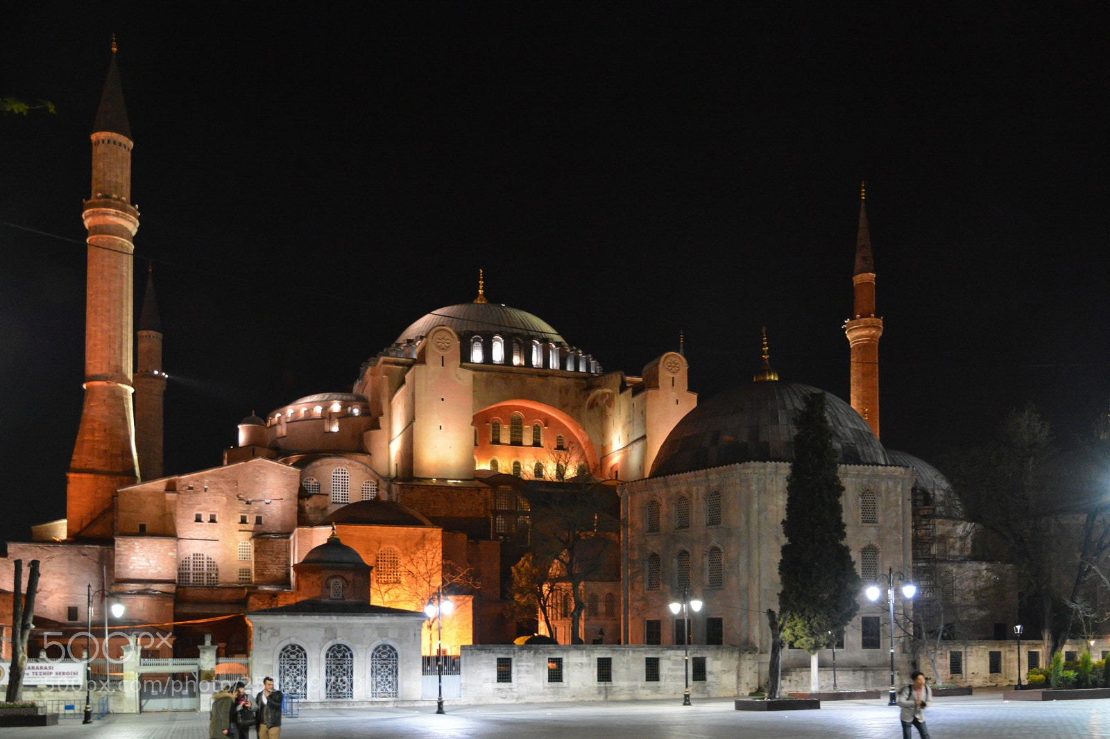 Nikon D7100 sample photo. Ayasophya night view photography