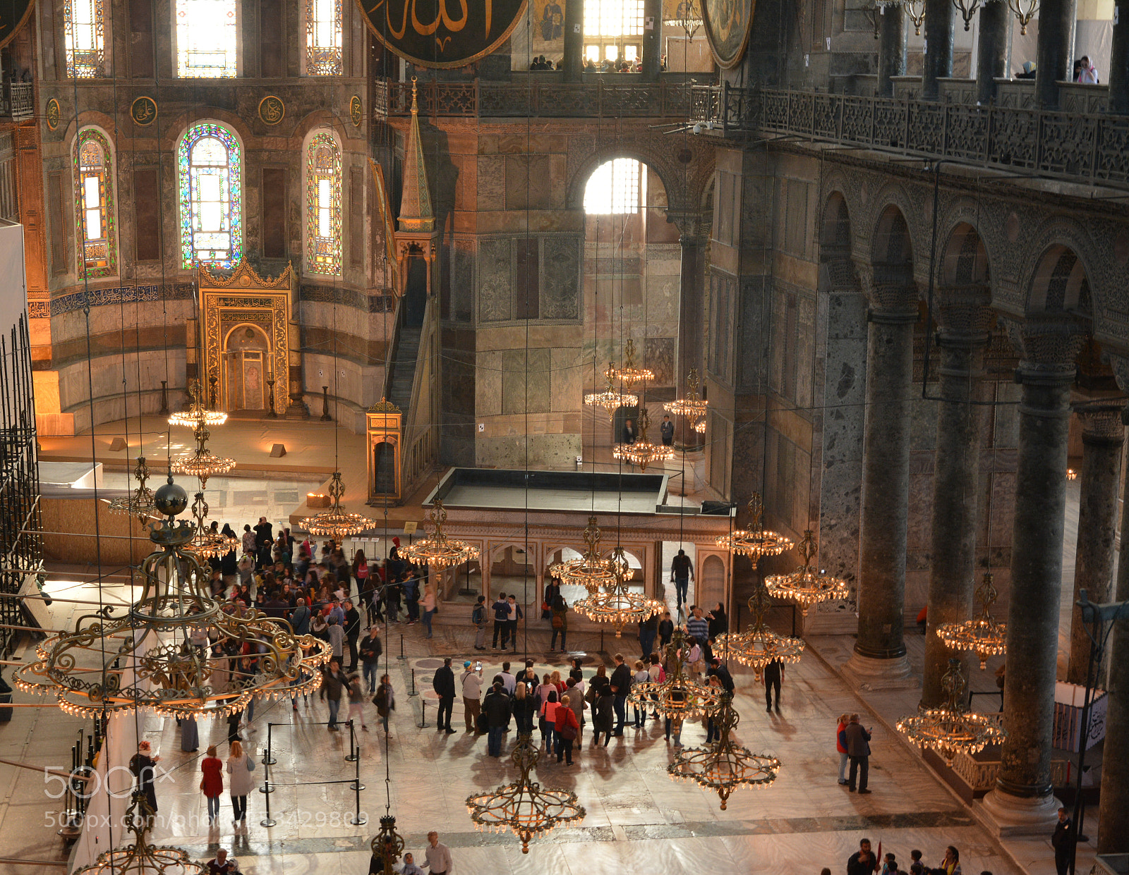 Nikon D7100 sample photo. Ayasofya inside photography