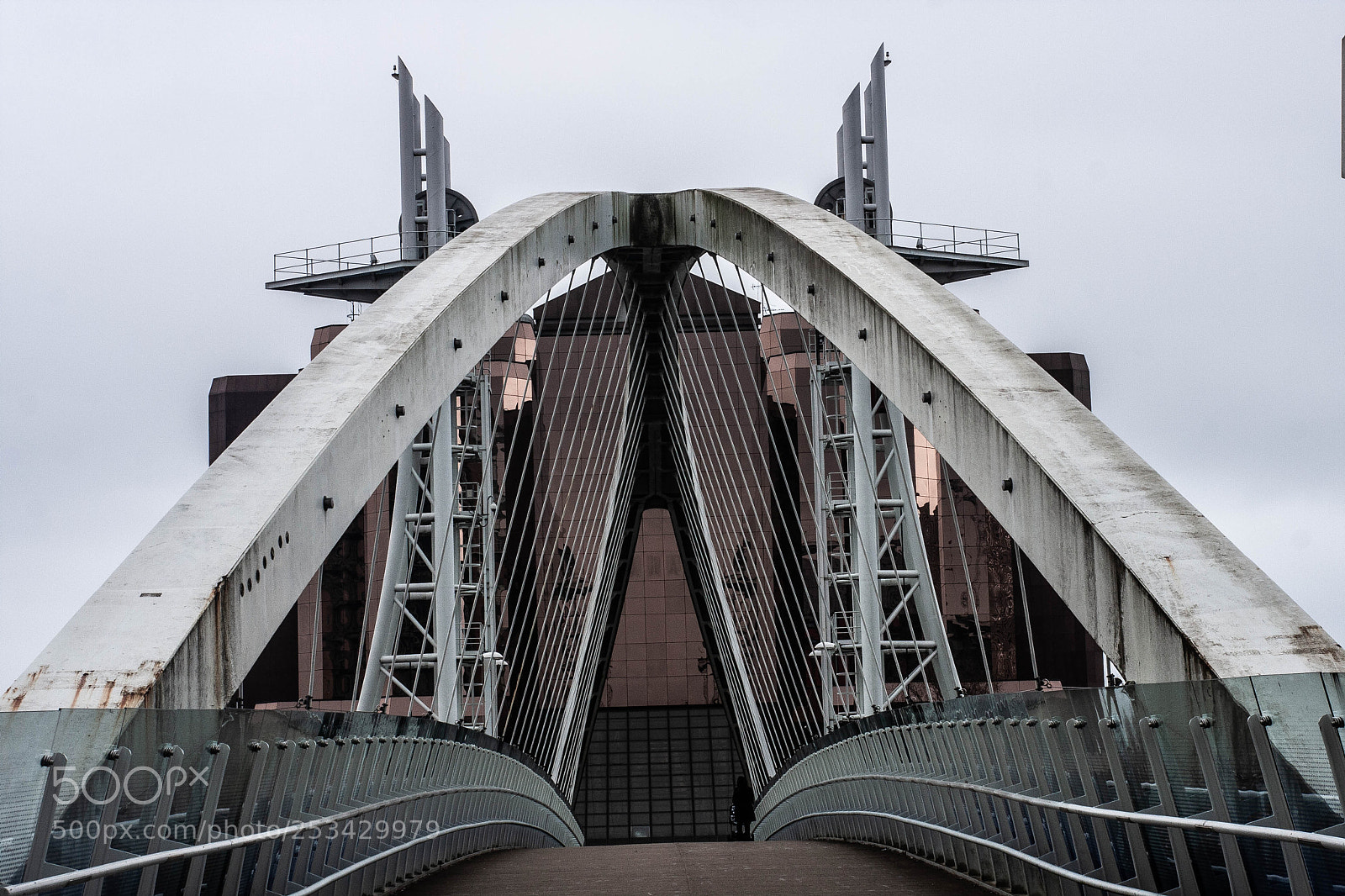 Canon EOS 40D sample photo. Salford quays footbridge photography