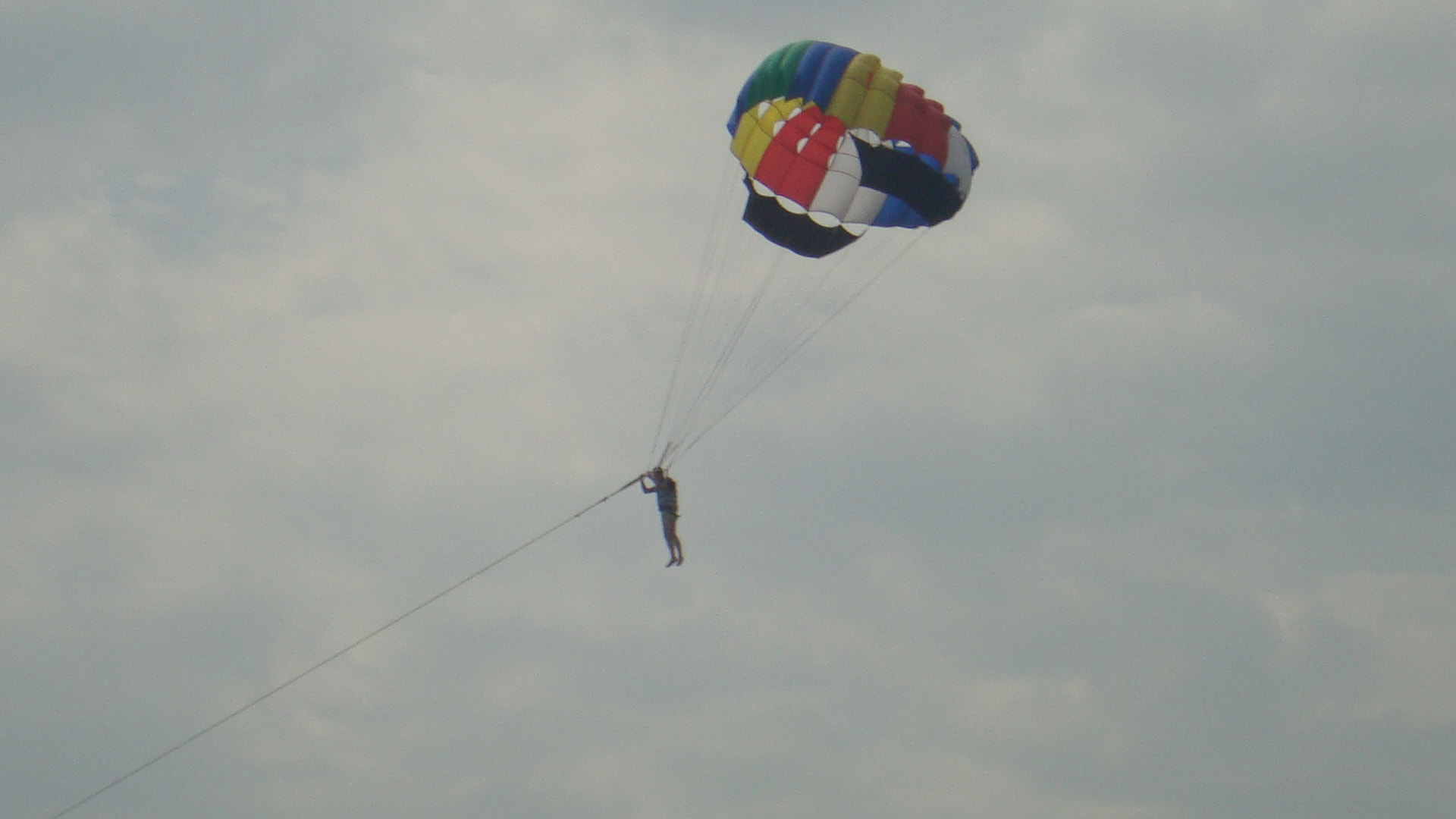 Sony Cyber-shot DSC-W120 sample photo. Paragliding photography