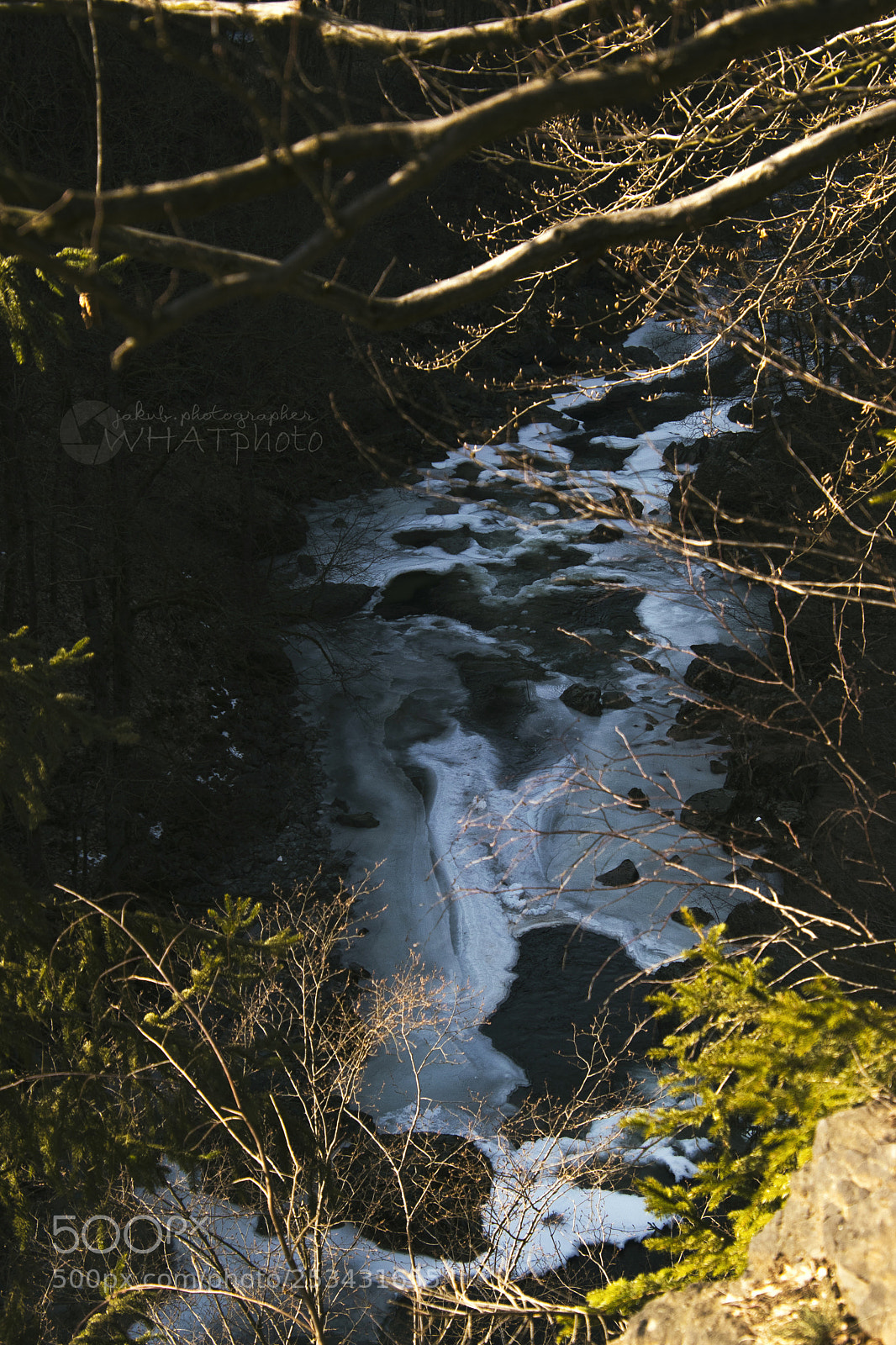 Nikon D5500 sample photo. Frozen river photography