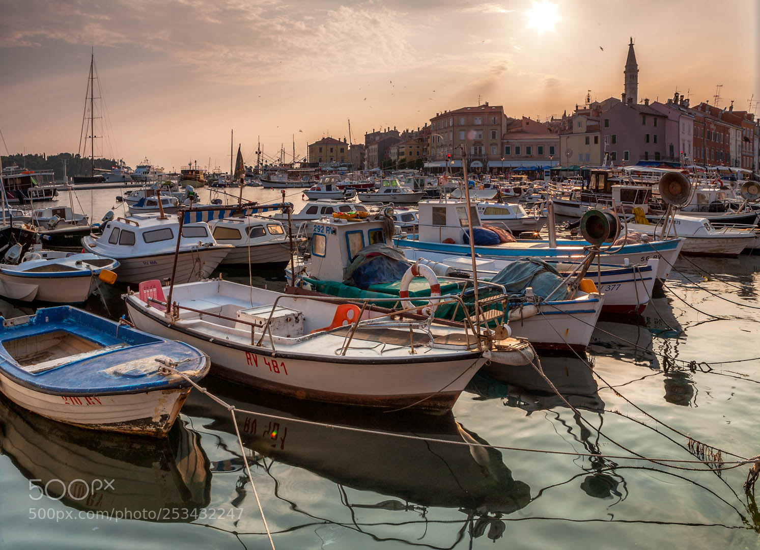 Canon EOS 5D sample photo. Rovinj bay, croatia photography