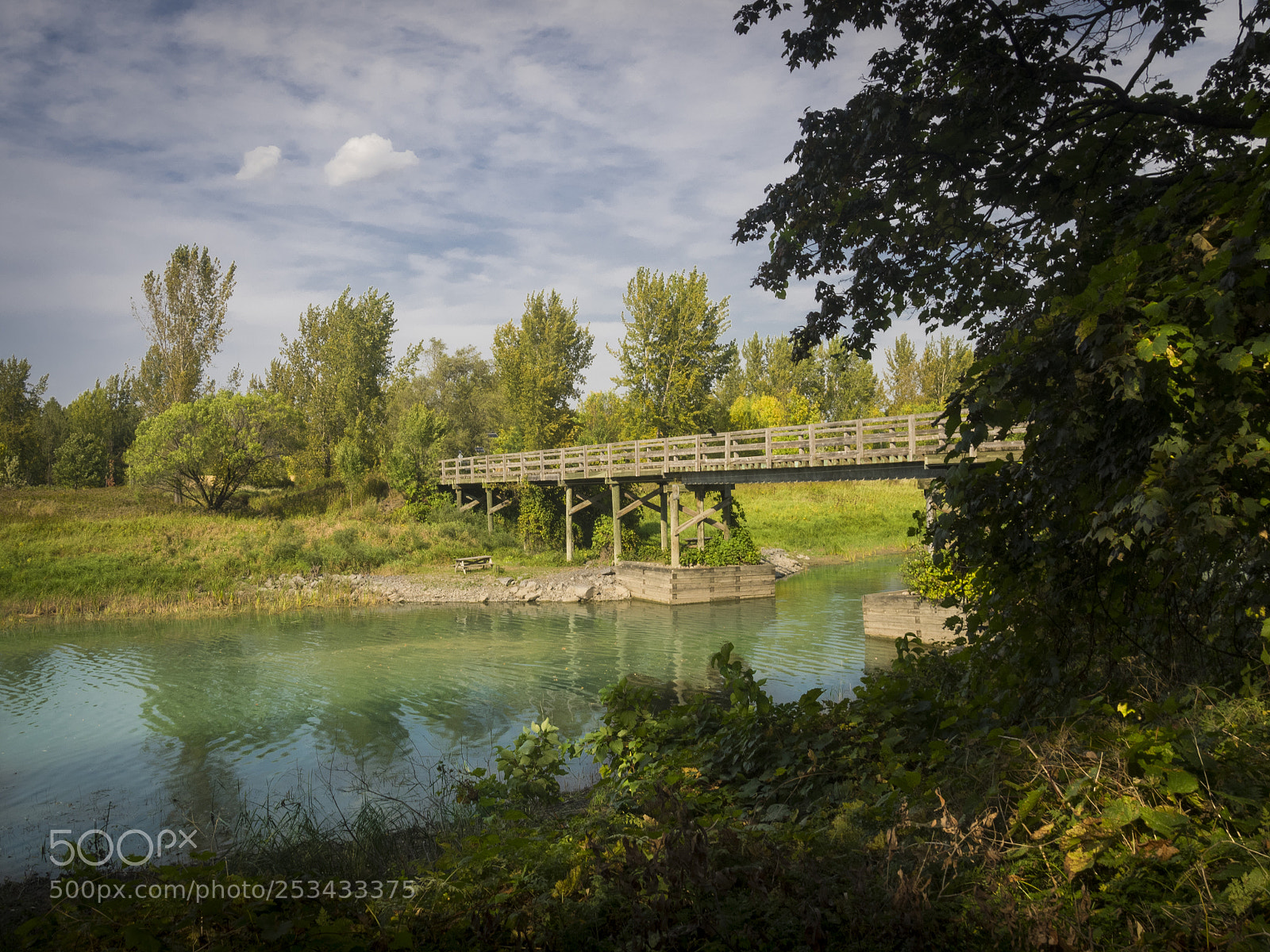 Olympus OM-D E-M1 sample photo. Wooden bridge photography