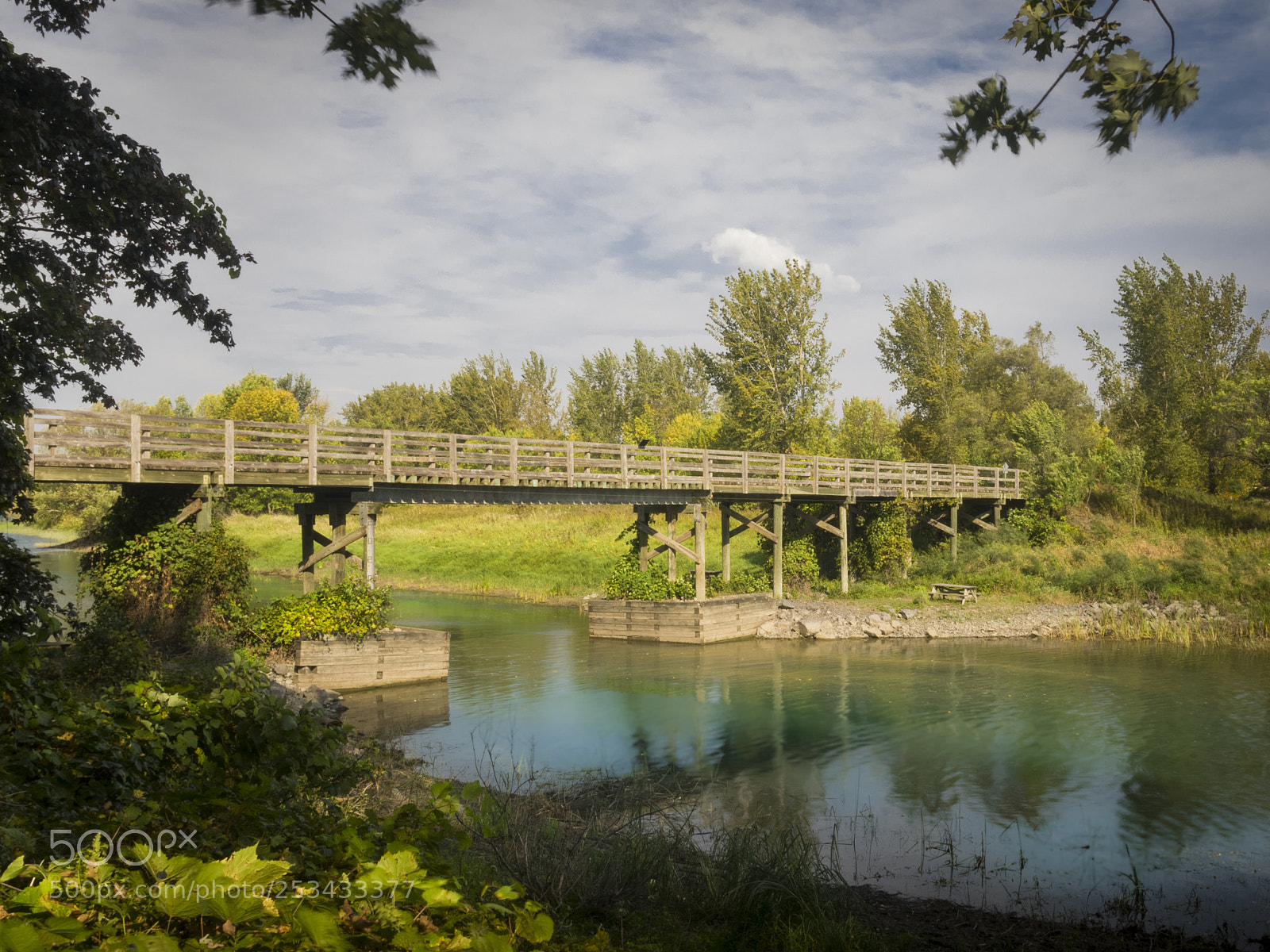 Olympus OM-D E-M1 sample photo. Wooden bridge photography
