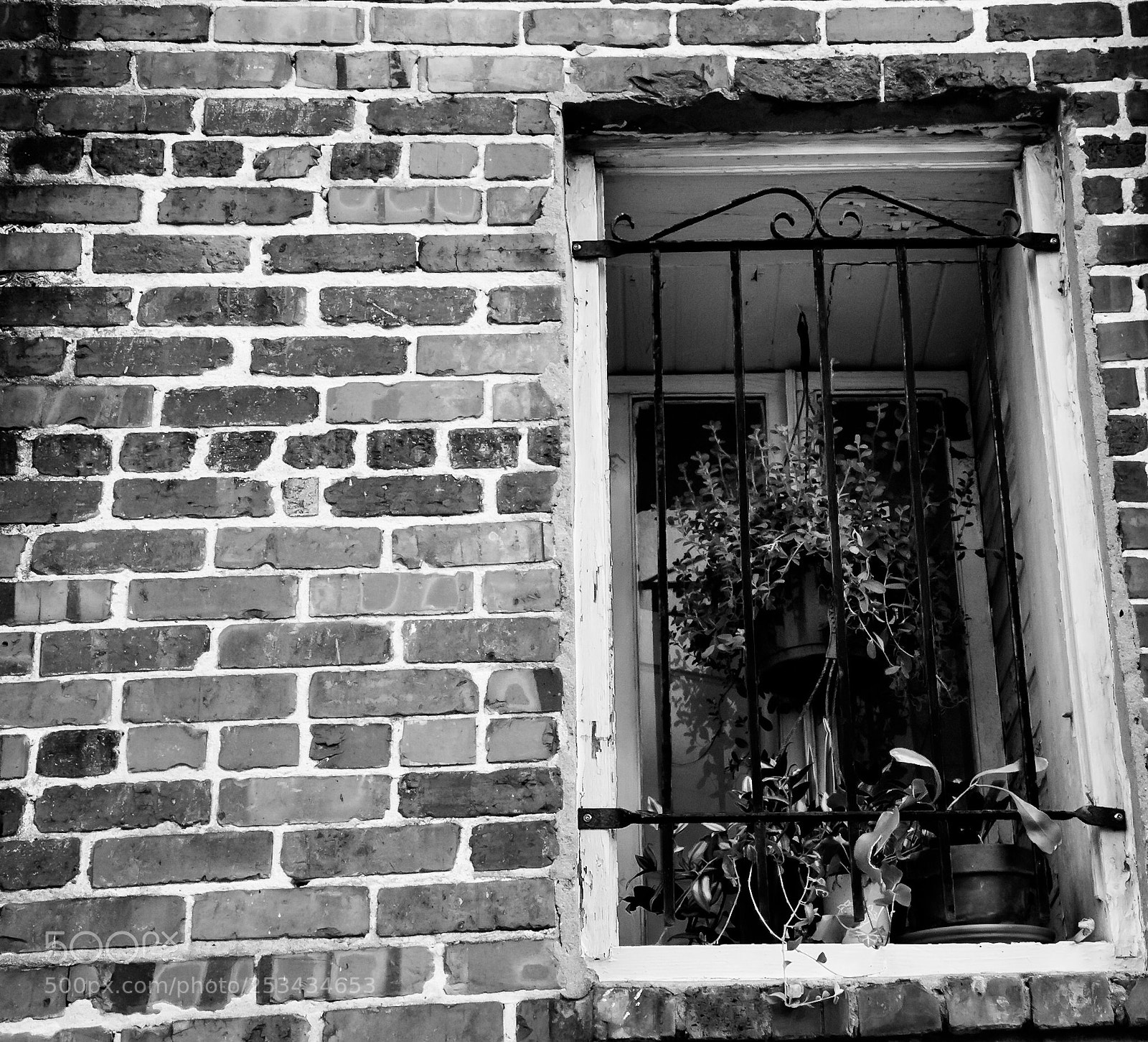 Nikon D5500 sample photo. Iron, wood and brick photography