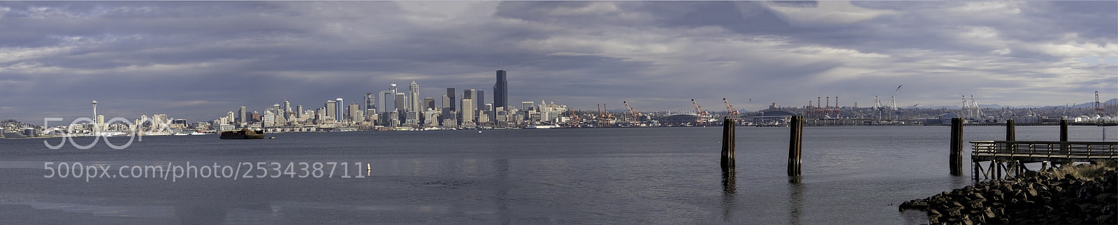 Canon EOS 30D sample photo. Seattle from across puget photography