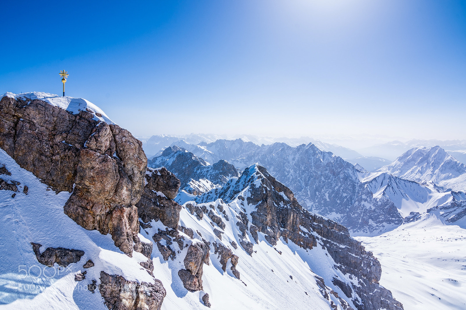 Nikon D7200 sample photo. Zugspitze gipfelkreuz photography