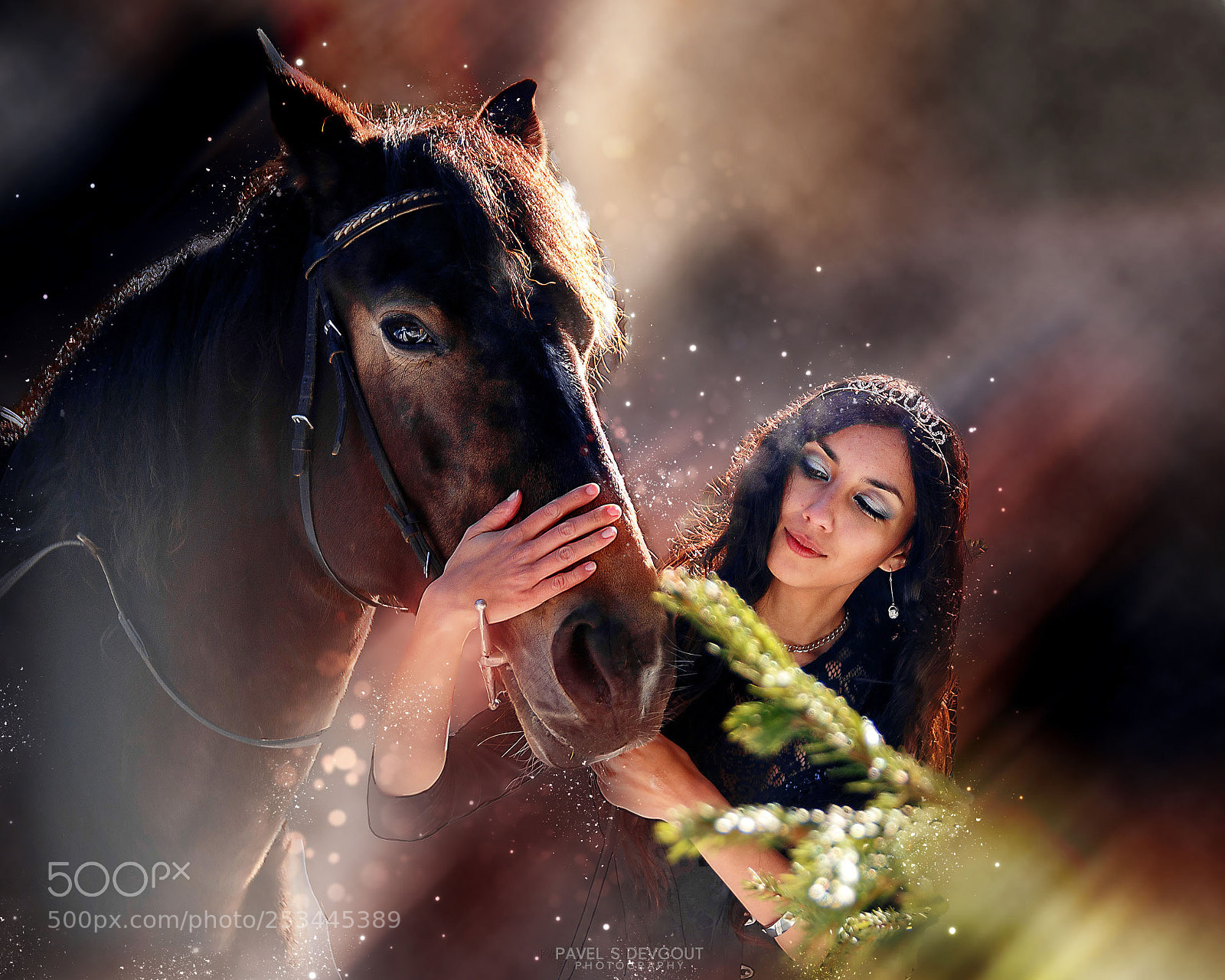 Canon EOS 70D sample photo. Girl and horse photography