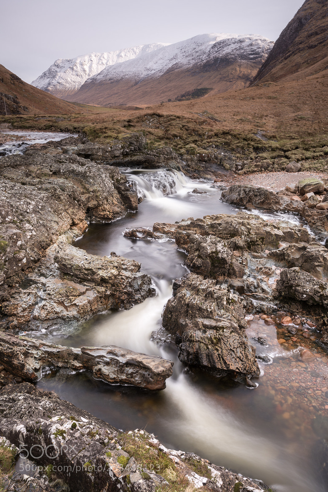 Nikon D810 sample photo. Glen etive cascades #1 photography