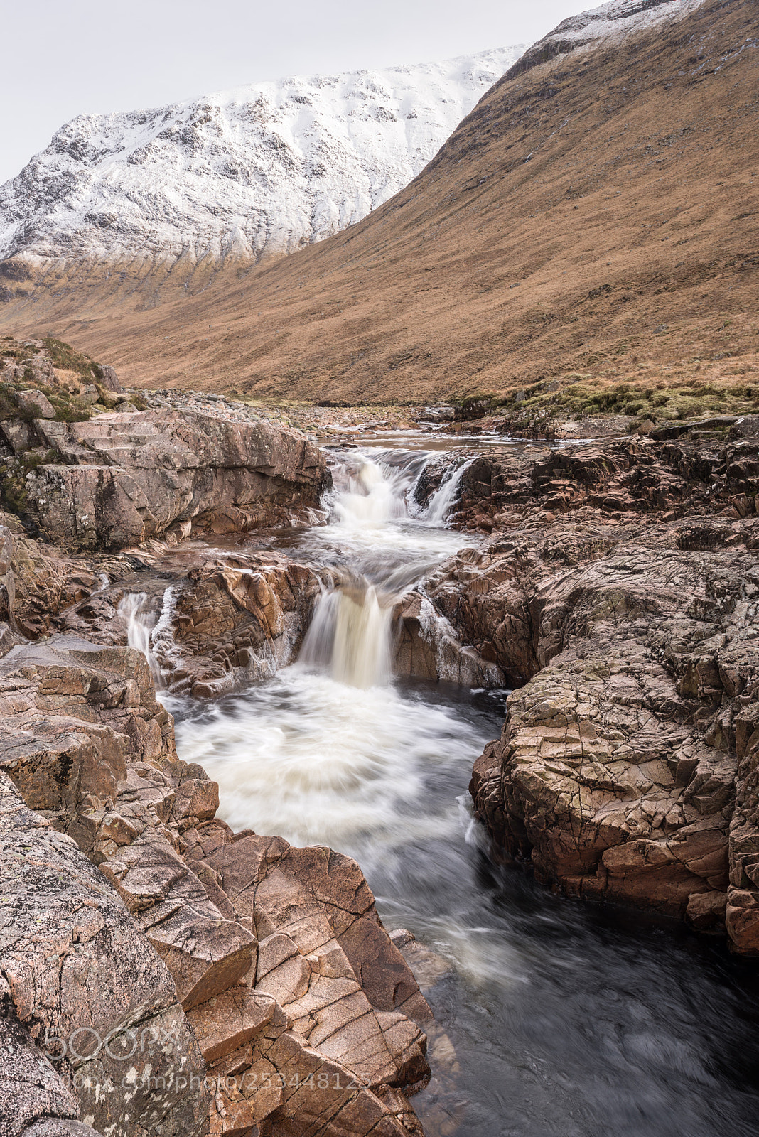 Nikon D810 sample photo. Glen etive cascades #2 photography