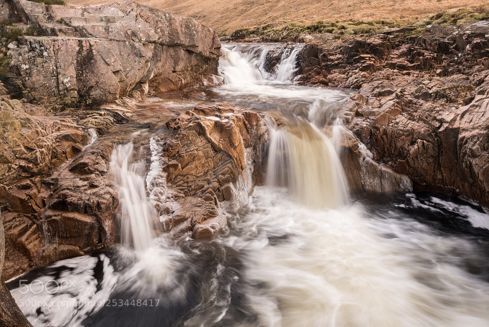 Nikon D810 sample photo. Glen etive cascades #3 photography