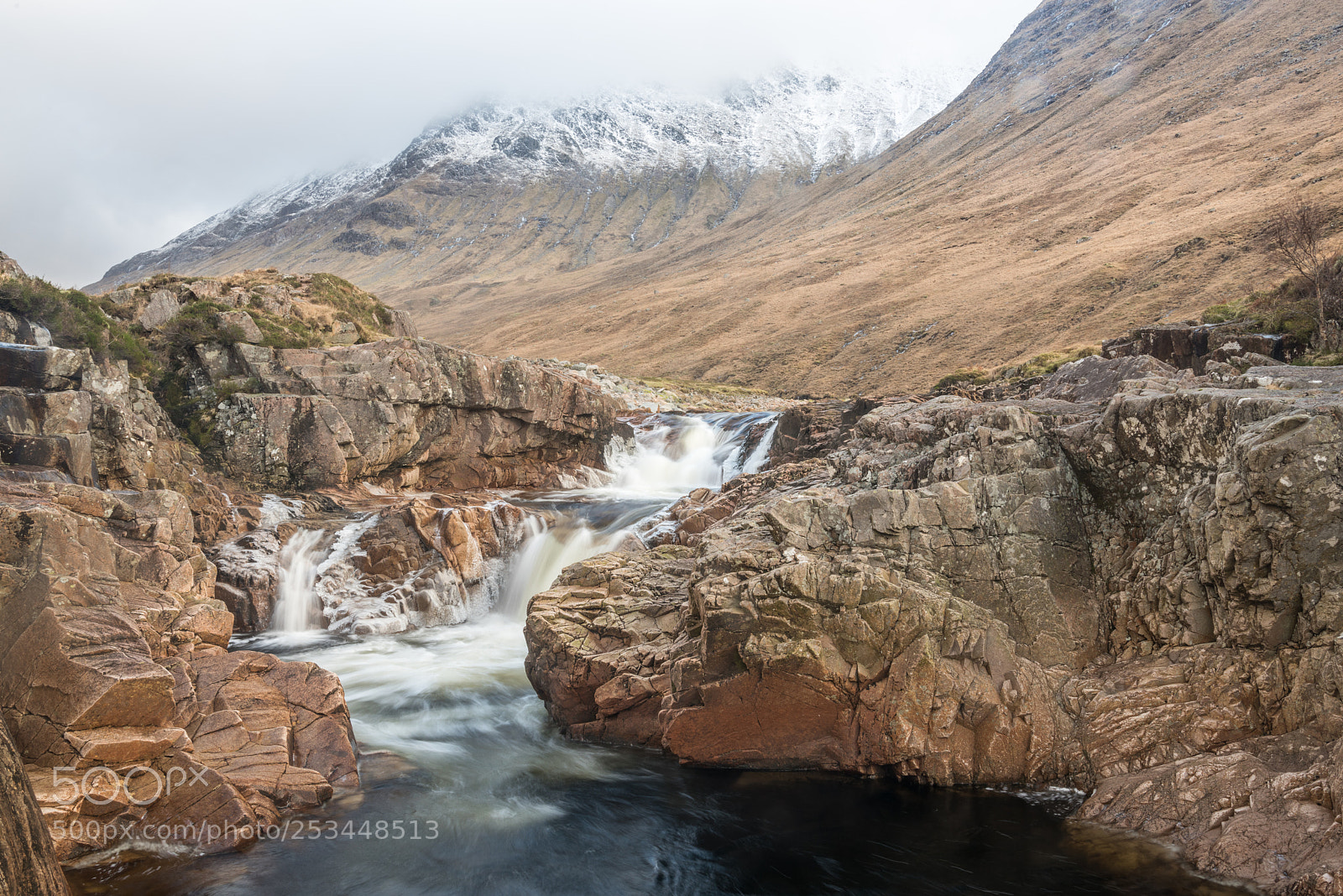 Nikon D810 sample photo. Glen etive cascades #5 photography
