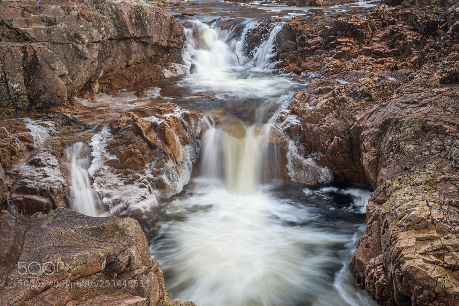 Nikon D810 sample photo. Glen etive cascades #4 photography