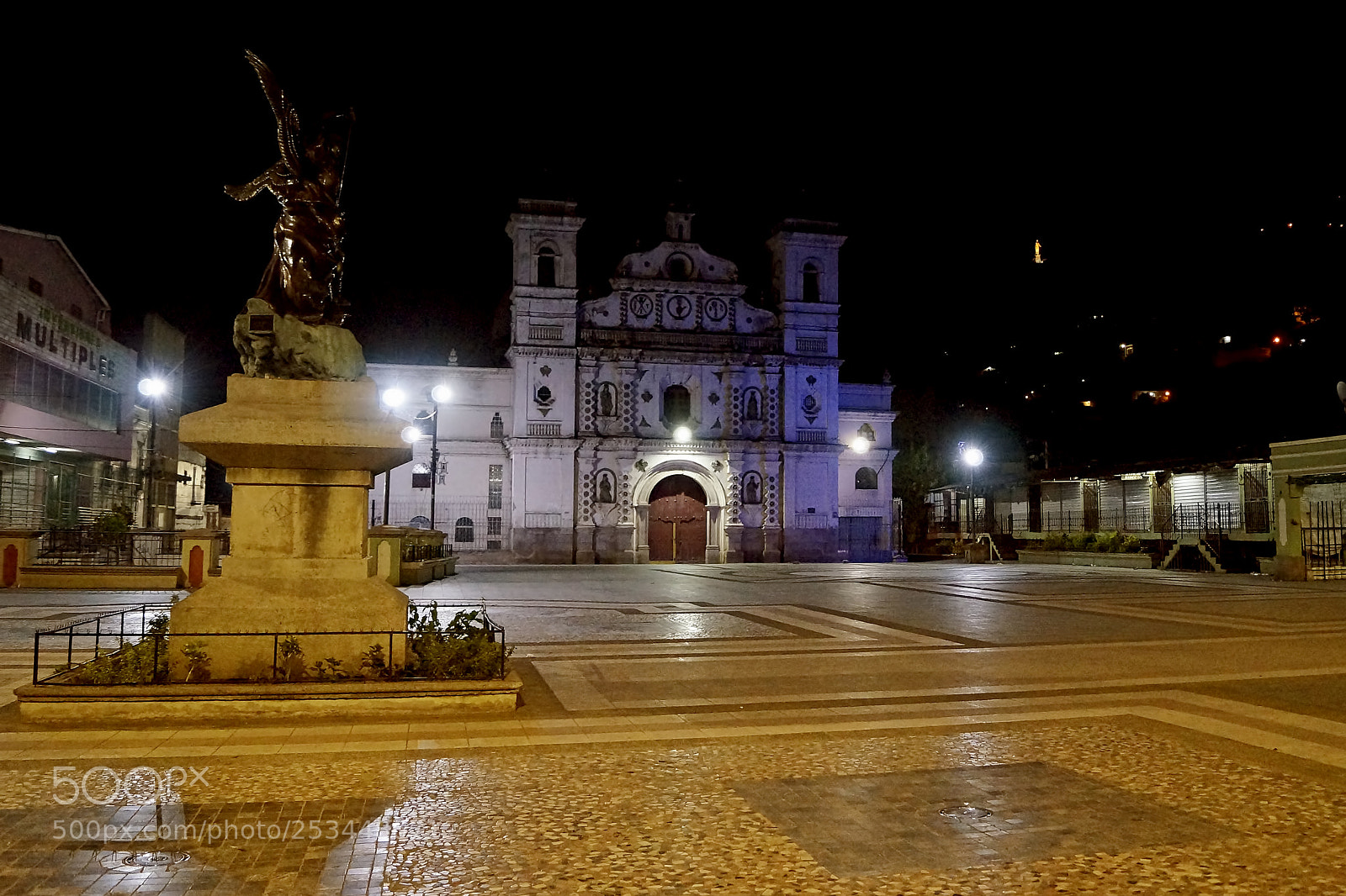 Sony SLT-A57 sample photo. Tegucigalpa at night photography