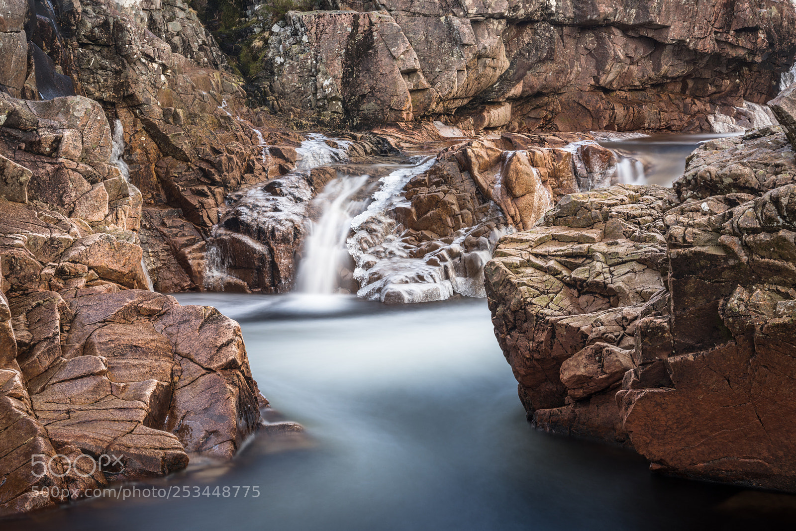 Nikon D810 sample photo. Glen etive cascades #7 photography
