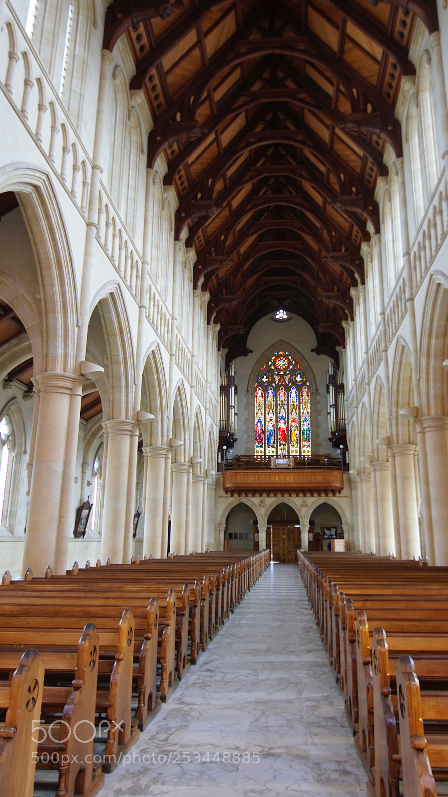 Sony a6500 sample photo. Choir loft bendigo cathedral photography