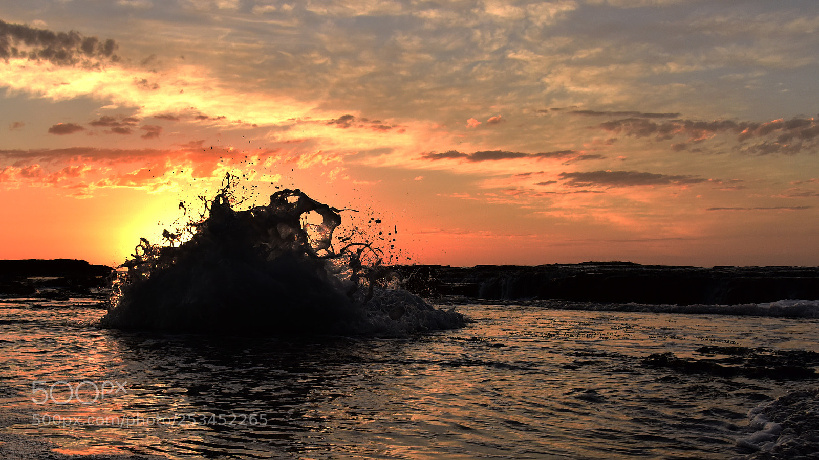 Nikon D810 sample photo. Blowhole on fire photography