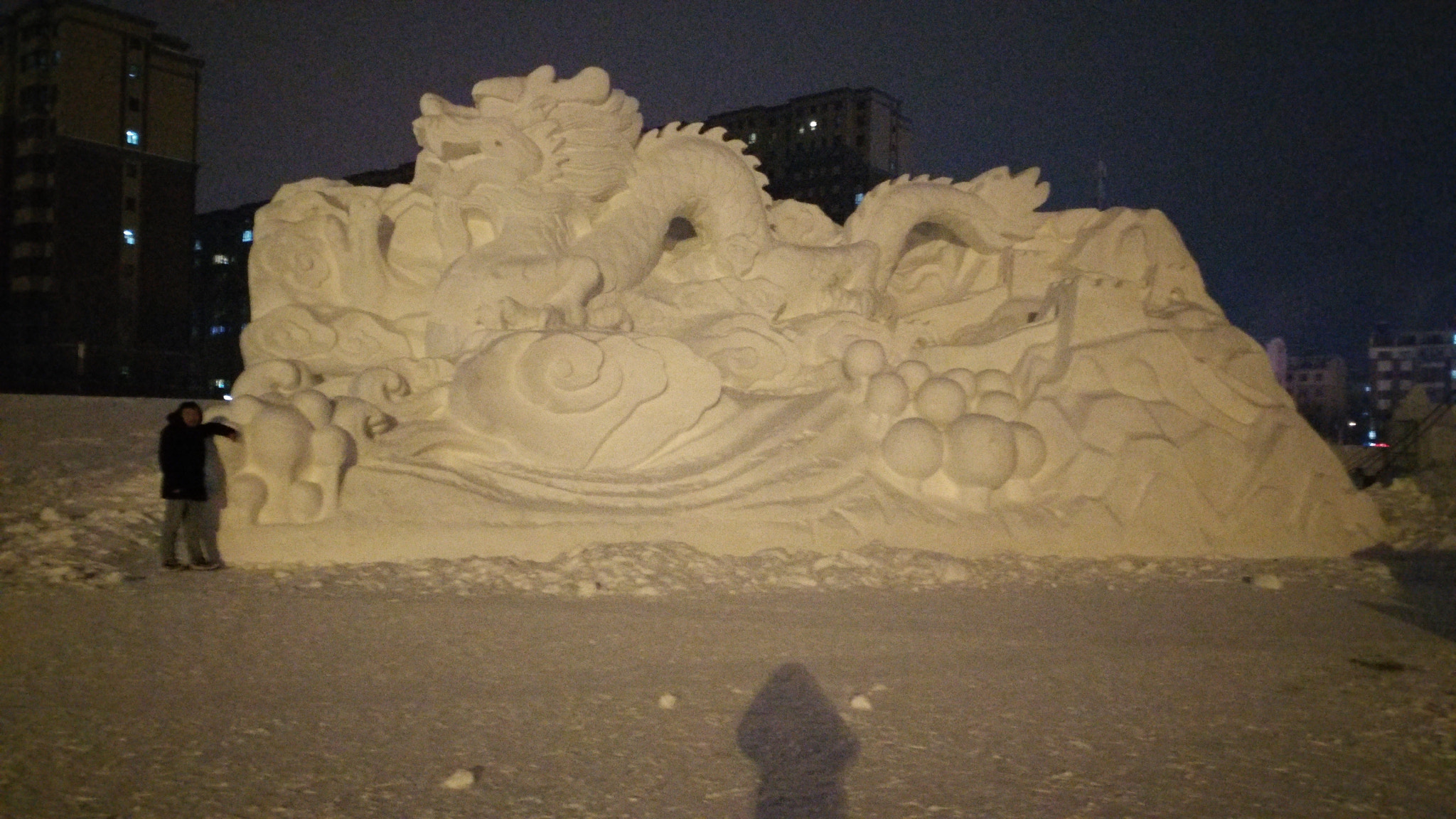 vivo XPLAY5A sample photo. Snow sculpture photography