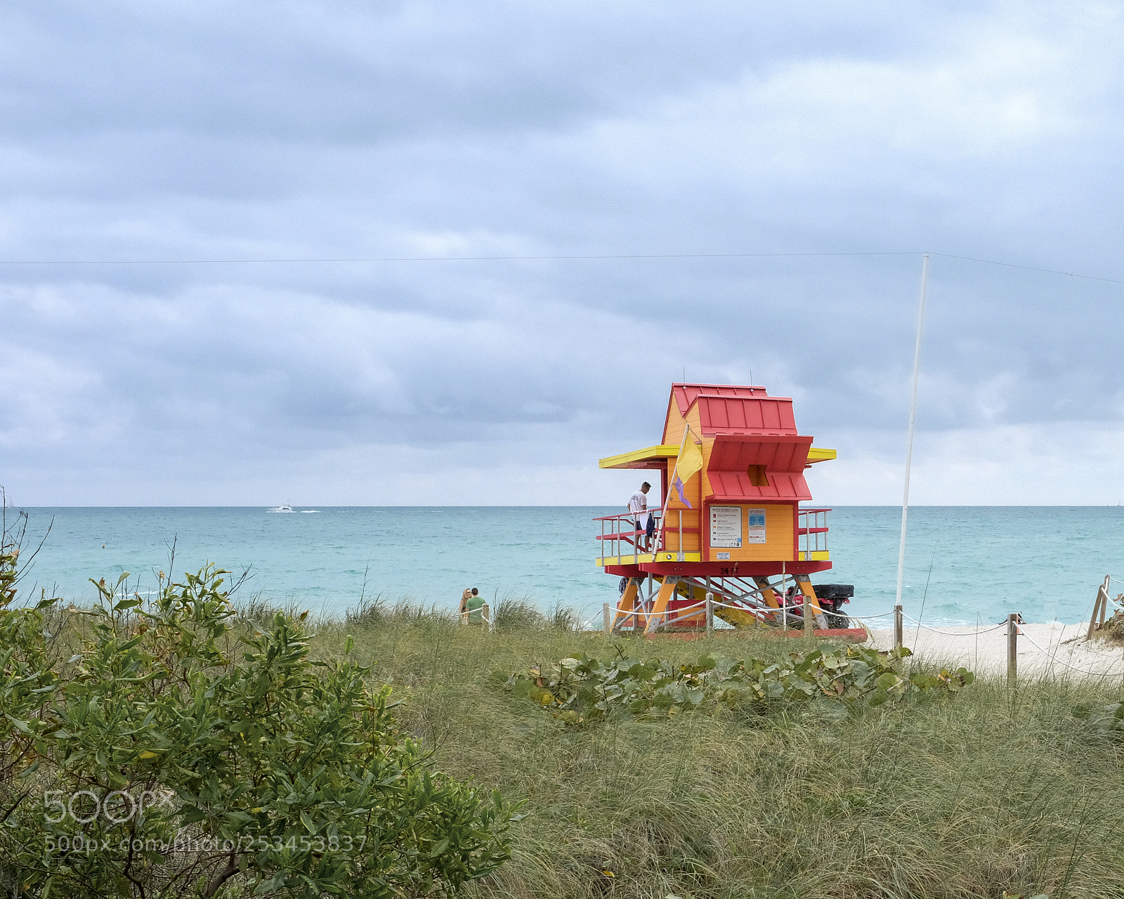 Fujifilm X100F sample photo. Solitary lifeguard photography
