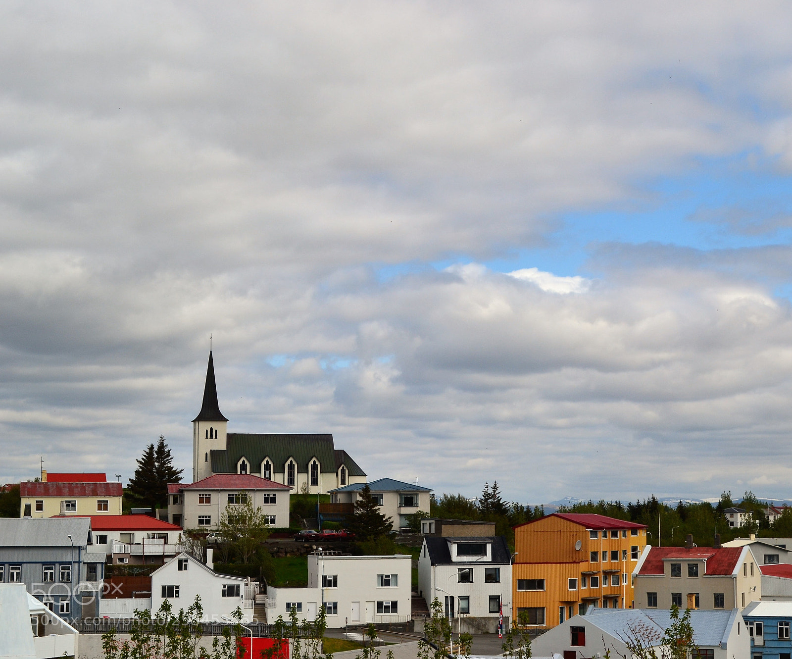 Nikon D3100 sample photo. Icelandic city photography