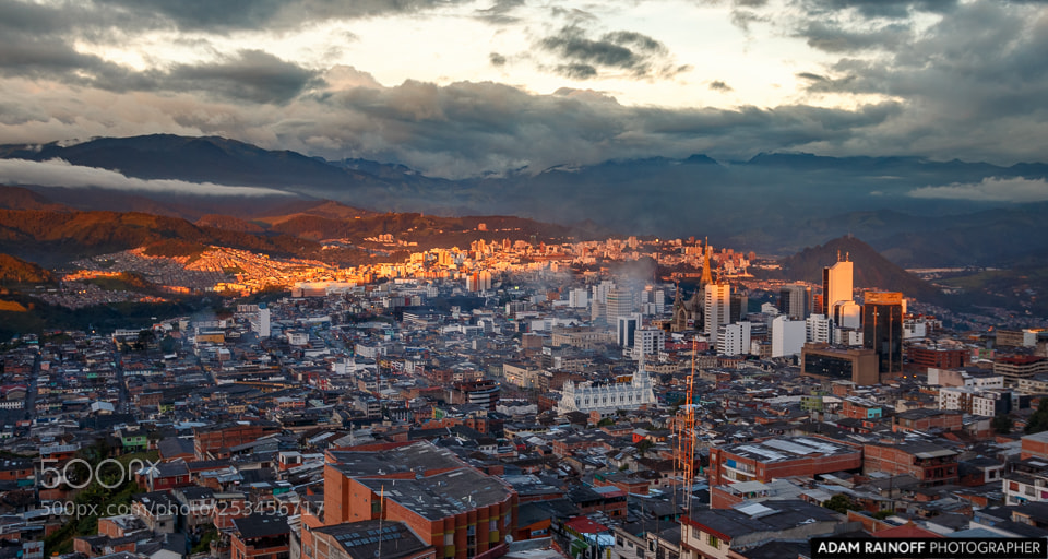 Canon EOS 70D sample photo. Manizales sunset colombia photography