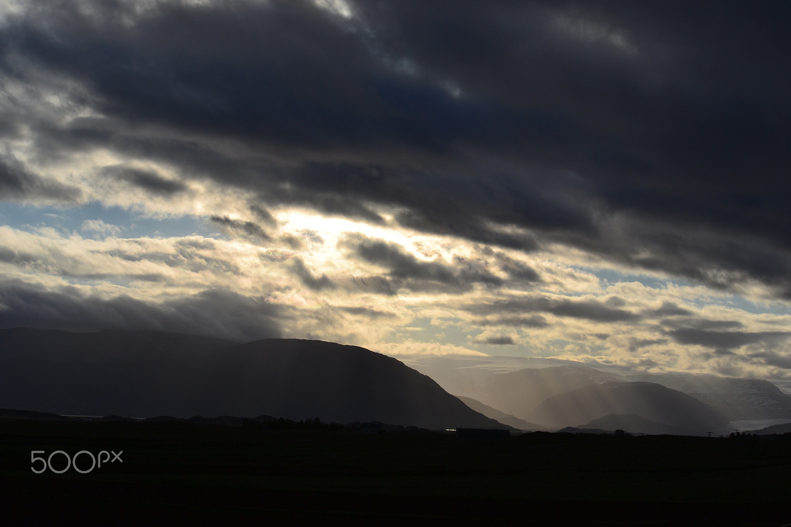 Nikon D3100 sample photo. Sunlit mountain photography