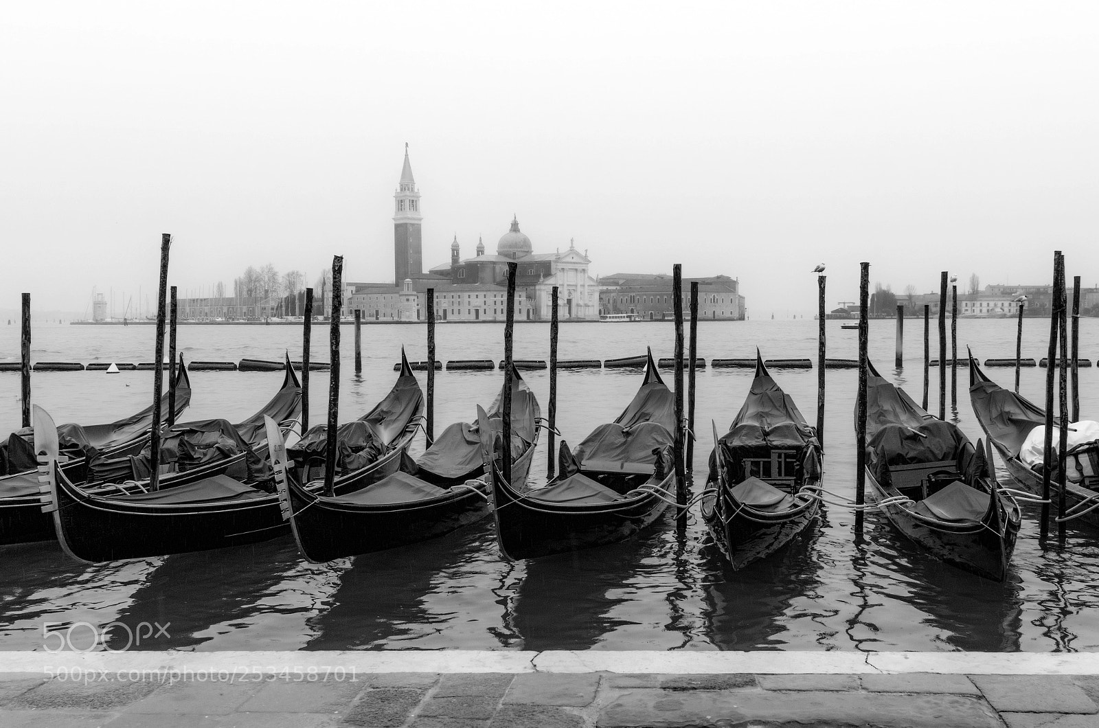 Nikon D7000 sample photo. Gondolas and san giorgio photography