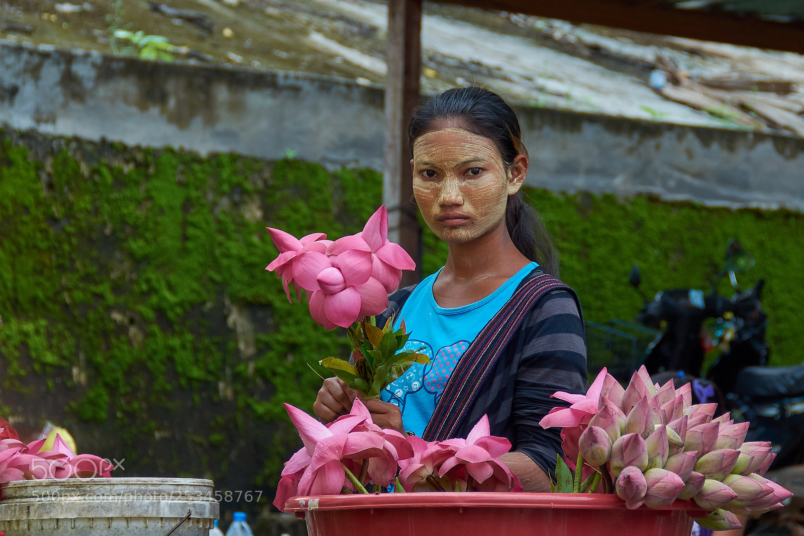 Nikon D7200 sample photo. Lotus girl photography