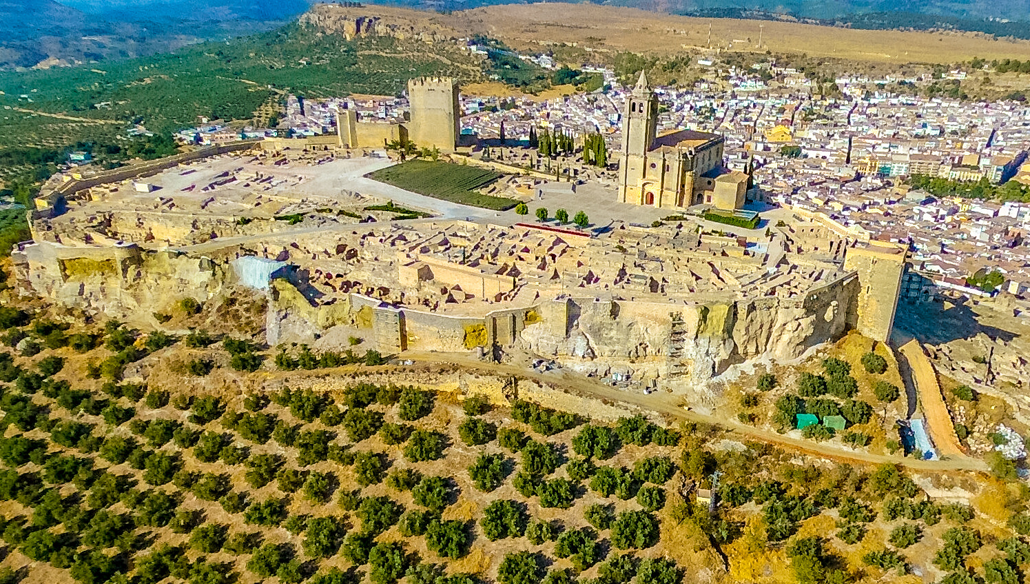 PARROT Bebop 2 sample photo. Fortaleza de la mota photography