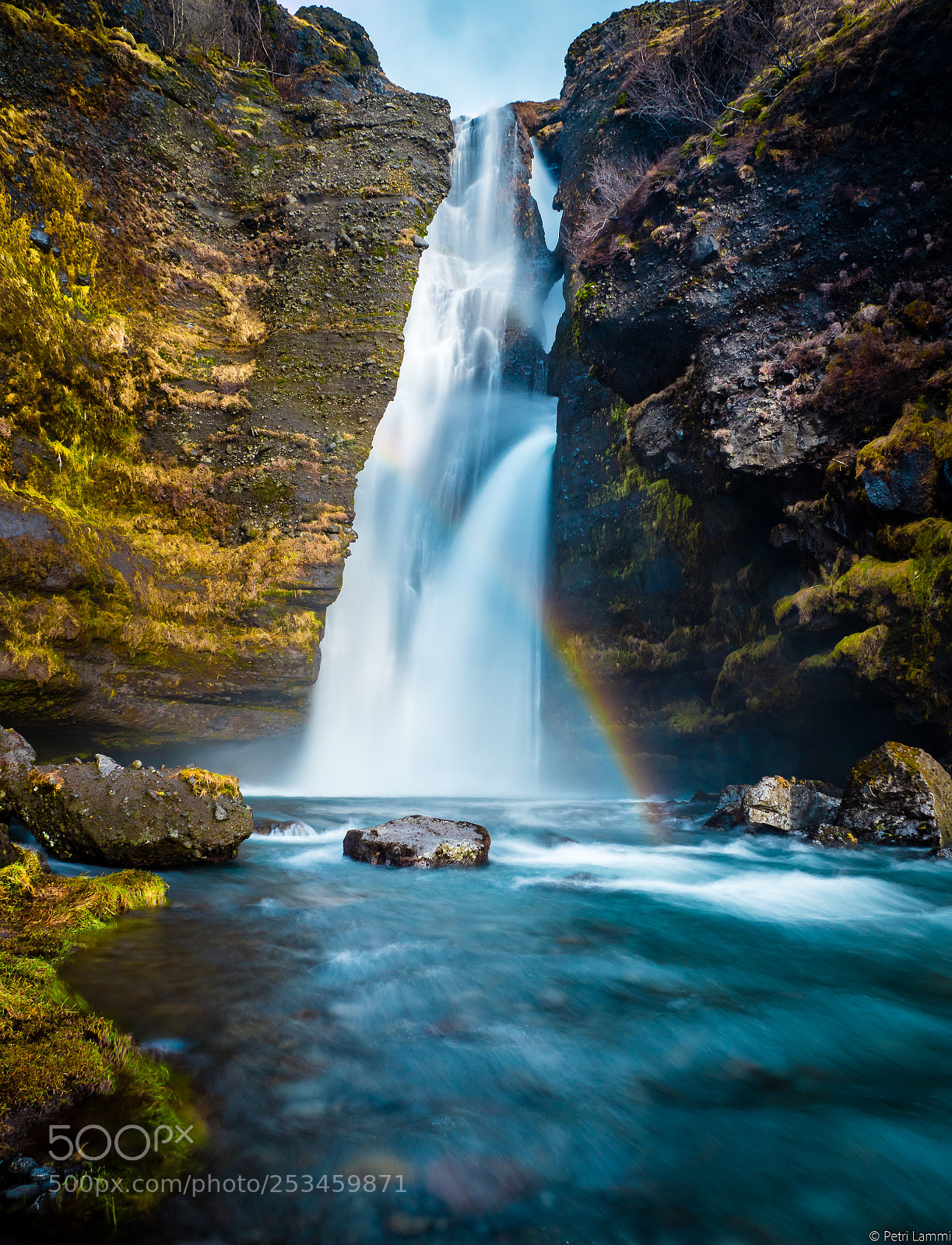 Panasonic Lumix DMC-GX8 sample photo. Waterfall in iceland photography