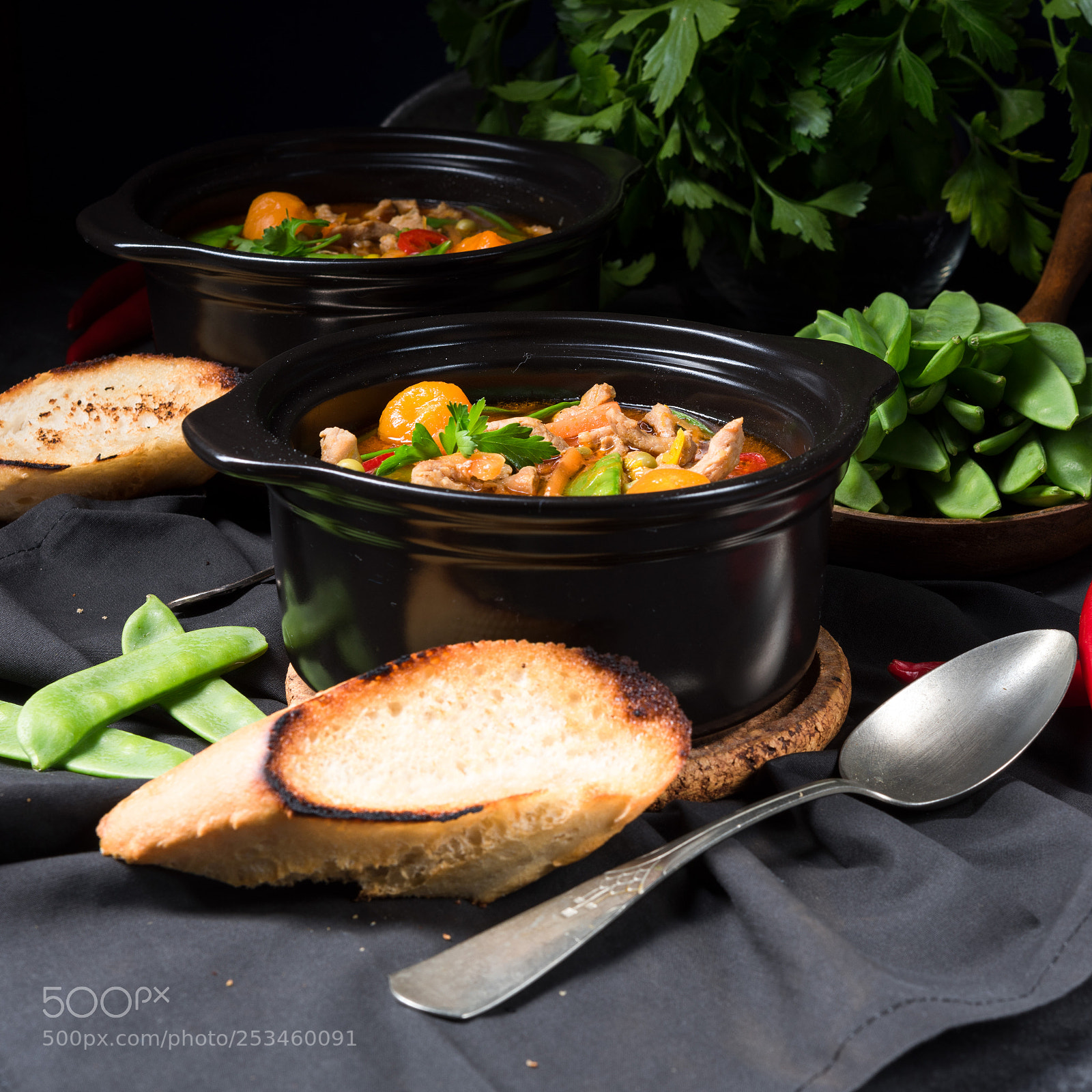 Nikon D810 sample photo. Strips of pork with photography