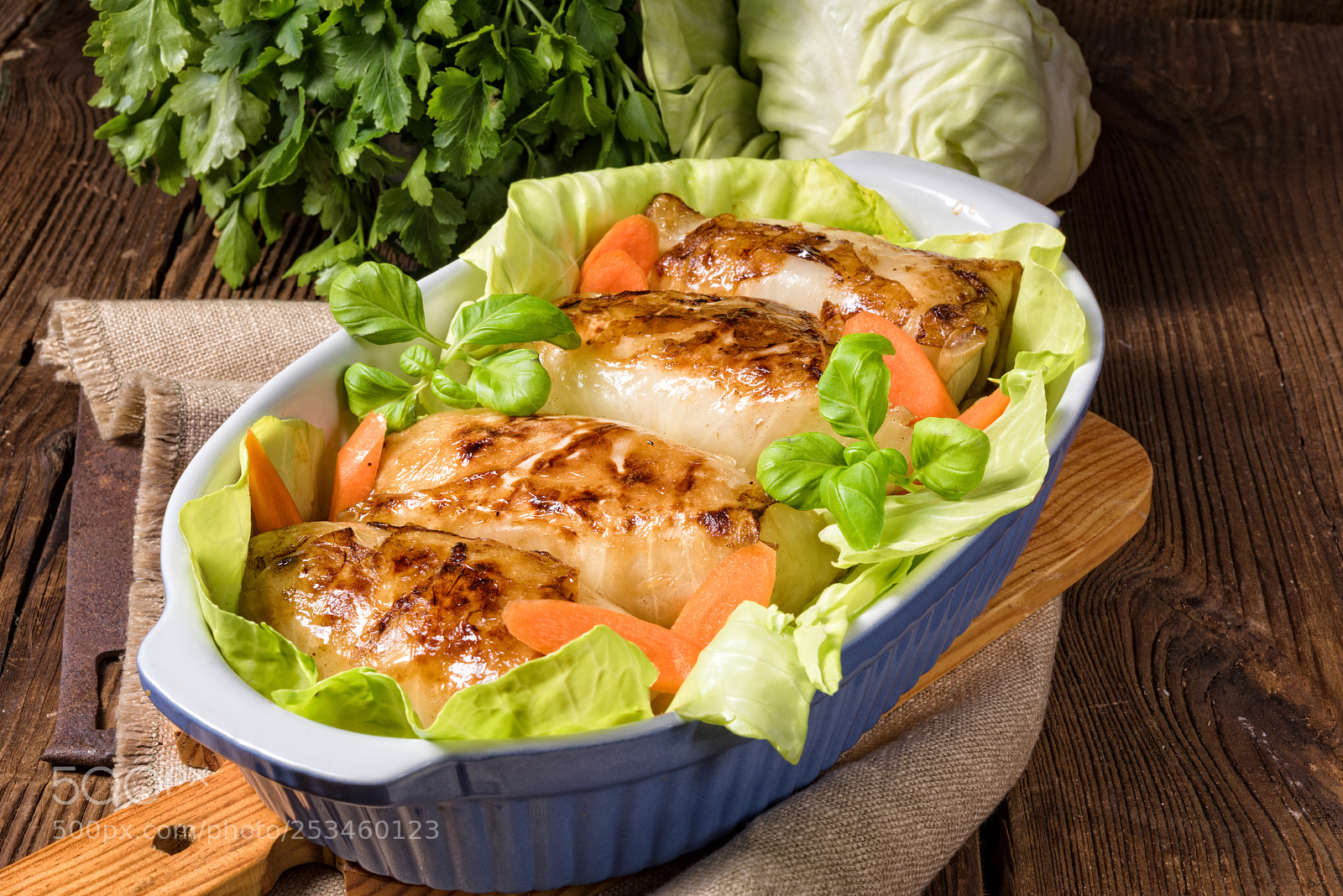 Nikon D810 sample photo. Cabbage rolls with minced photography