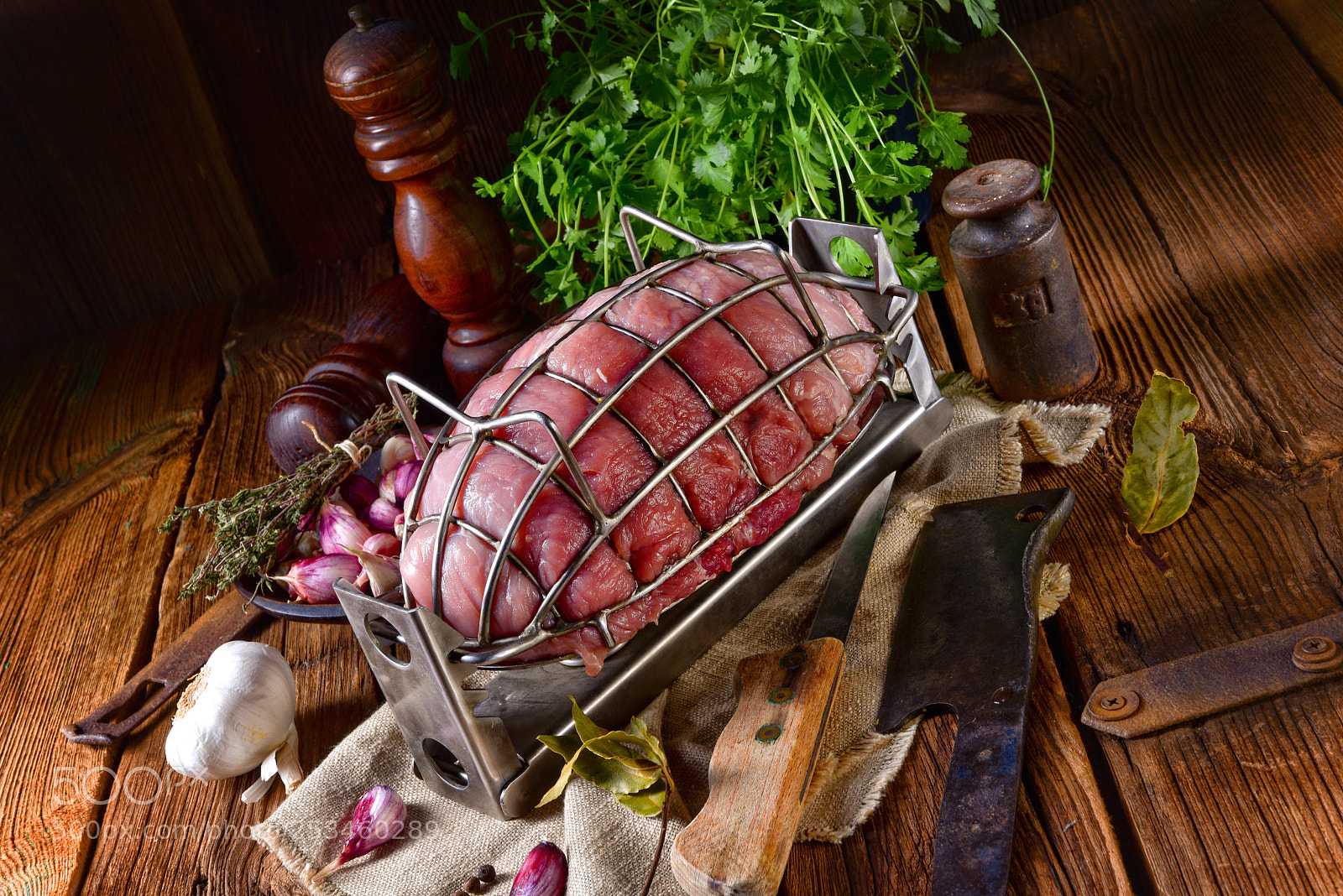 Nikon D810 sample photo. Pressure ham cooker with photography
