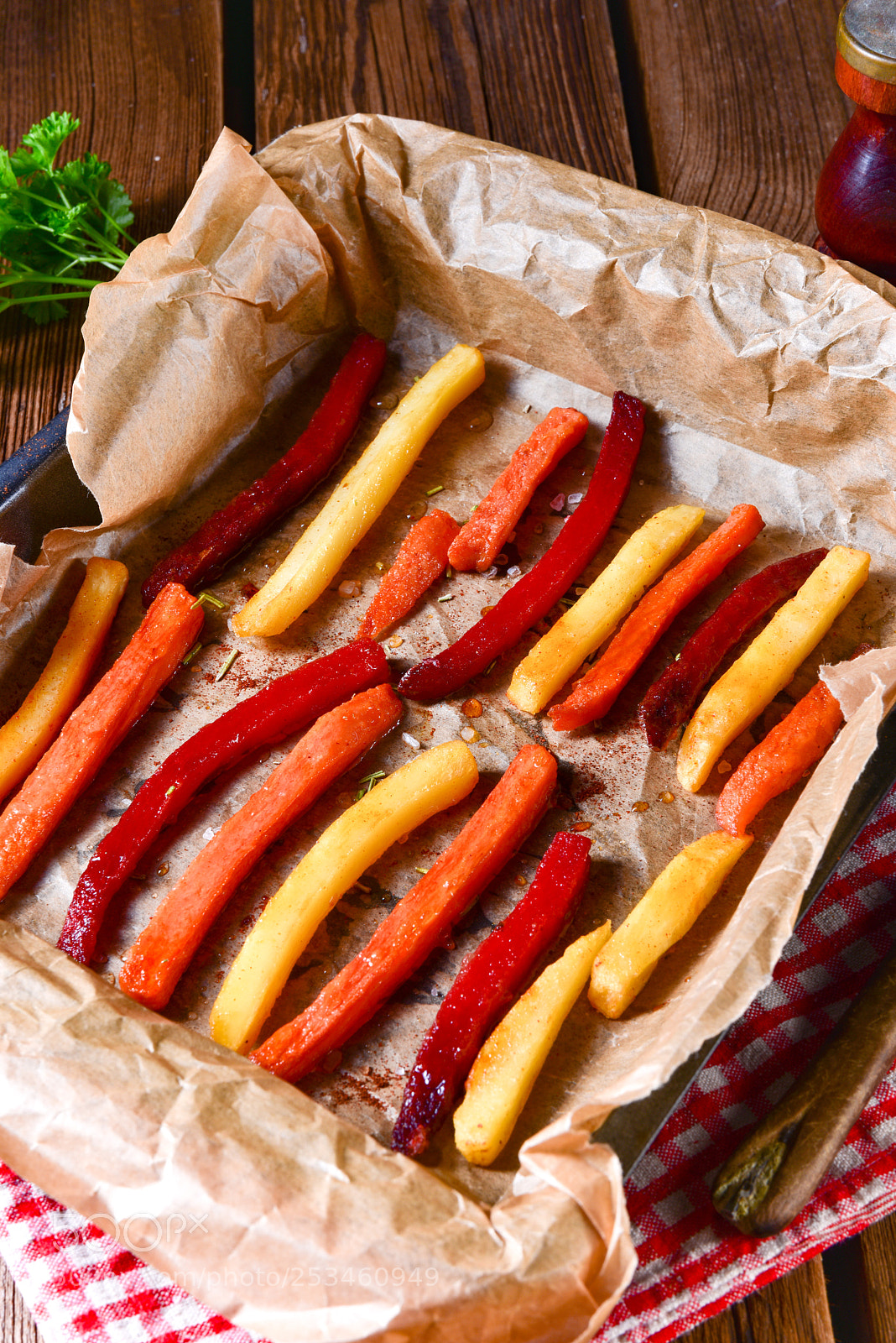 Nikon D810 sample photo. Colorful vegetable fries from photography
