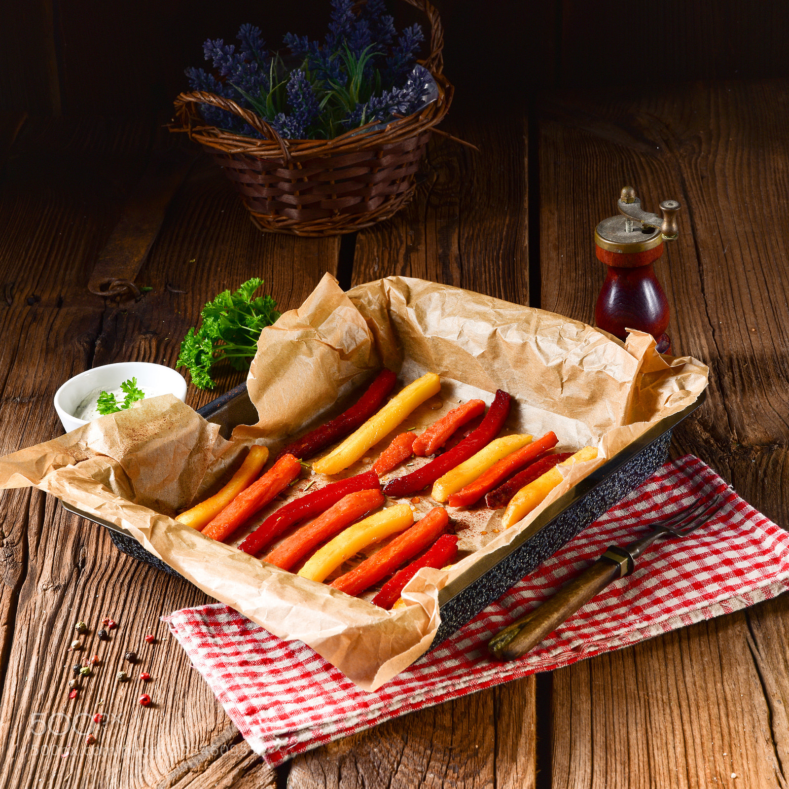 Nikon D810 sample photo. Colorful vegetable fries from photography