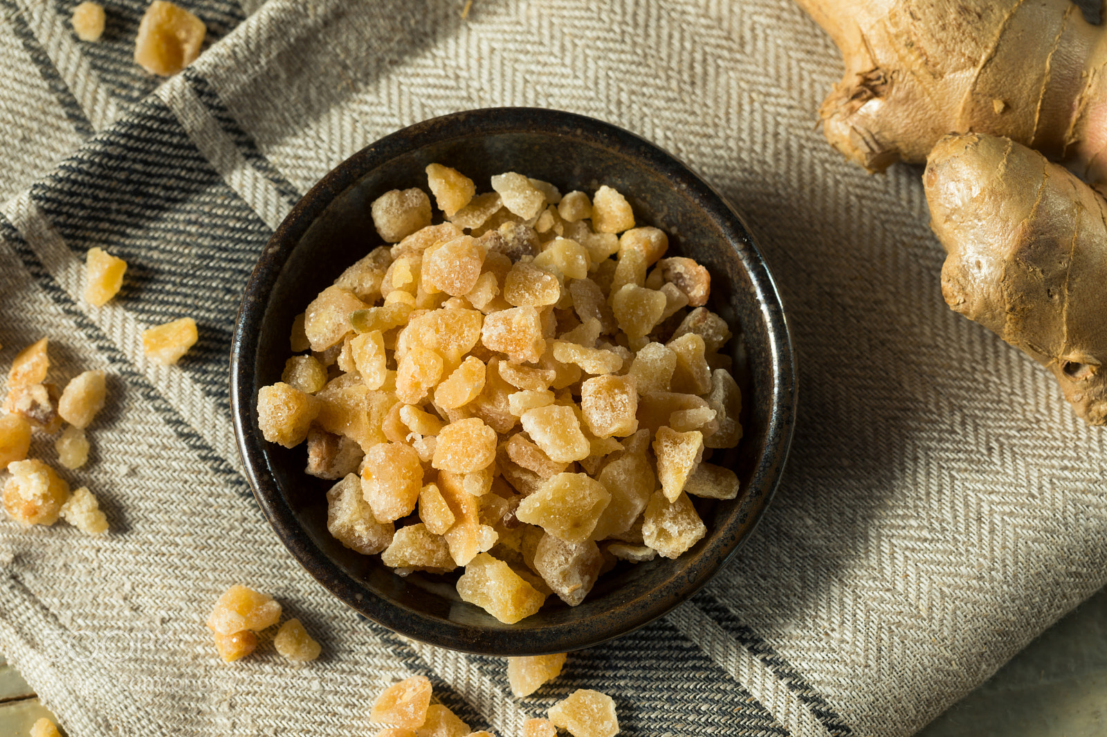 Canon EOS 5D Mark IV sample photo. Sweet organic crystallized ginger photography