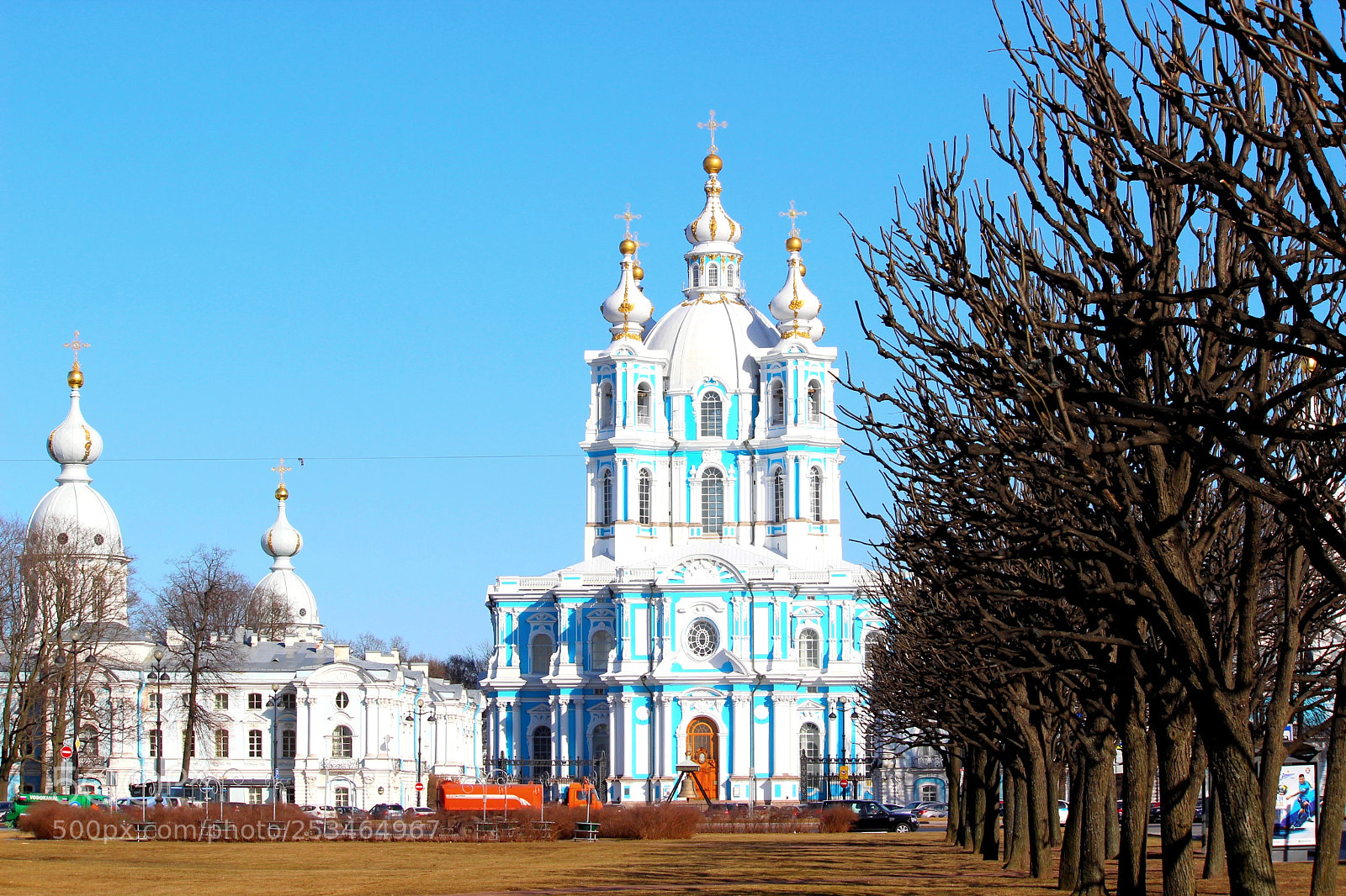 Canon EF-S 55-250mm F4-5.6 IS II sample photo. Смольный собор photography