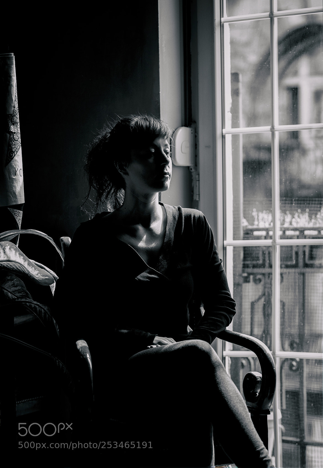 Canon EOS 5D Mark IV sample photo. Monochrome portrait photography