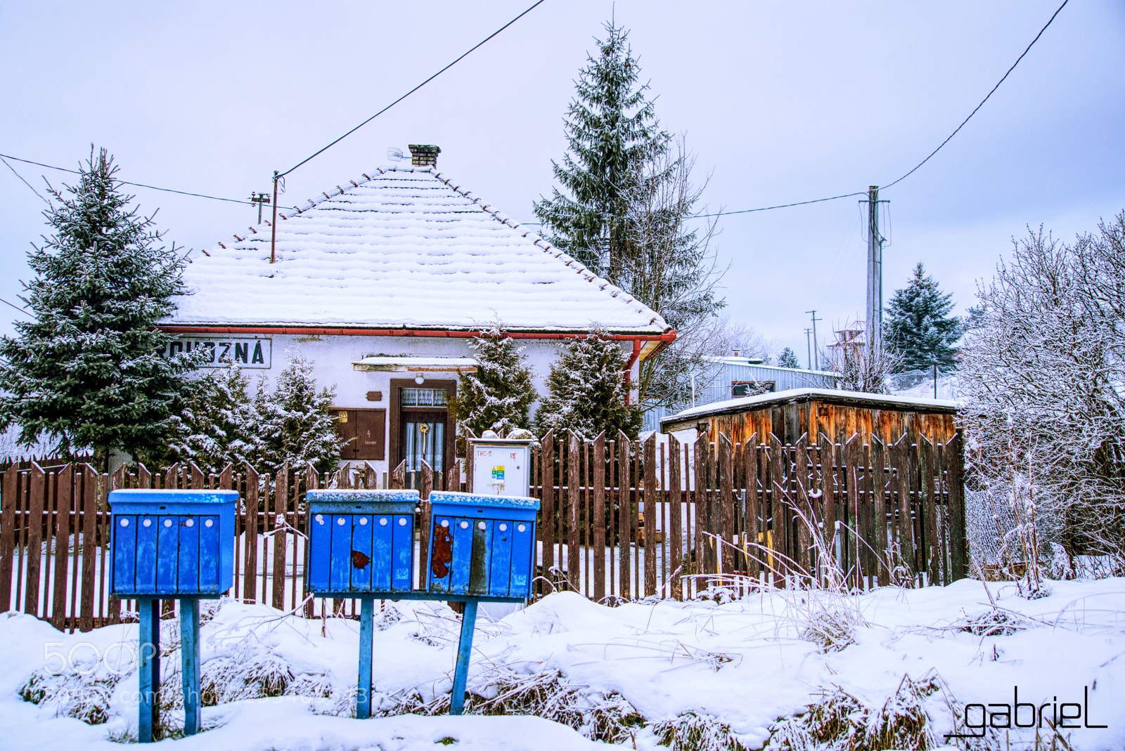 Sony a7 sample photo. Rohozna railway station photography