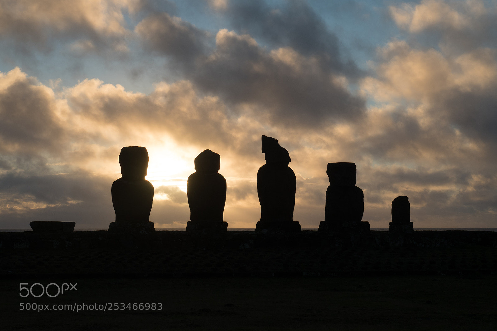 Olympus OM-D E-M5 II sample photo. Easter island sunset photography