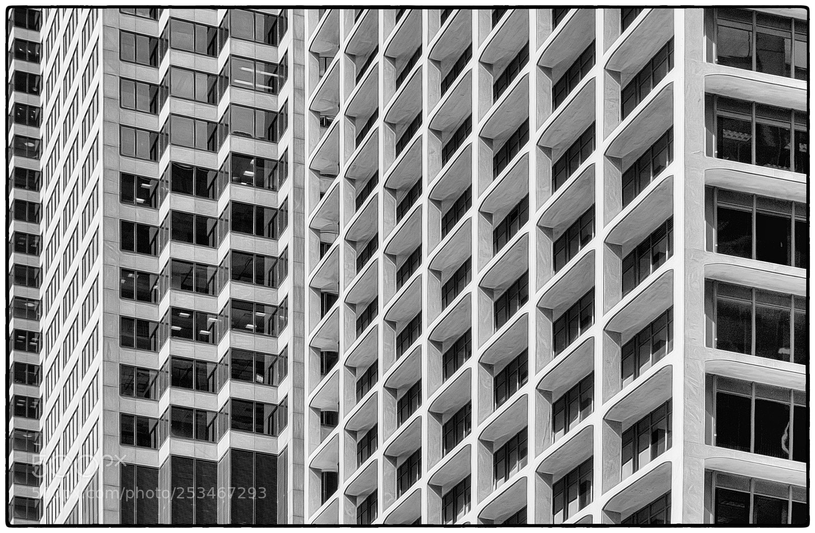 Nikon D300 sample photo. Chicago architecture abstract b photography