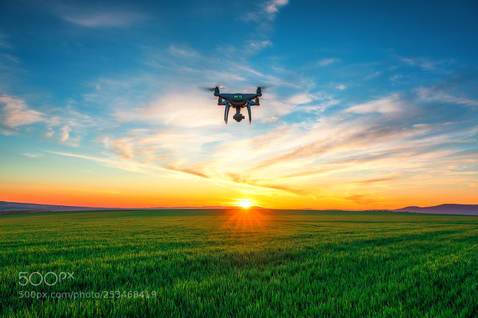 Canon EOS 5D Mark IV sample photo. Flying drone and green photography