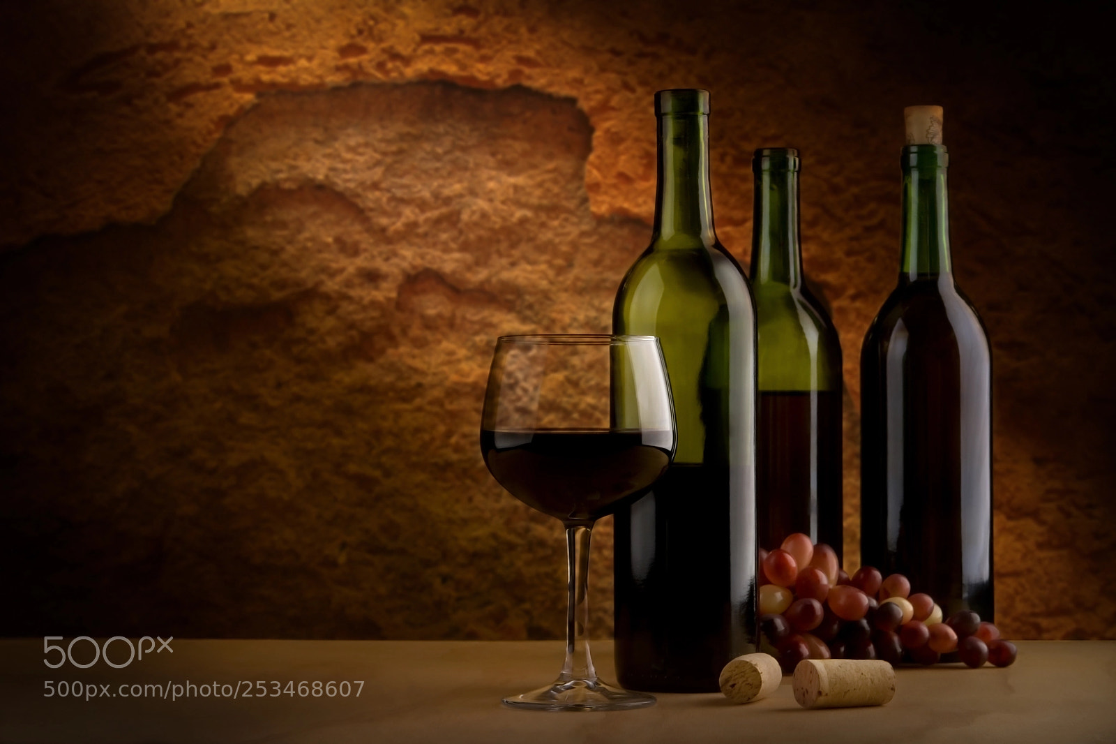 Fujifilm FinePix S3 Pro sample photo. Wine glass and bottles photography