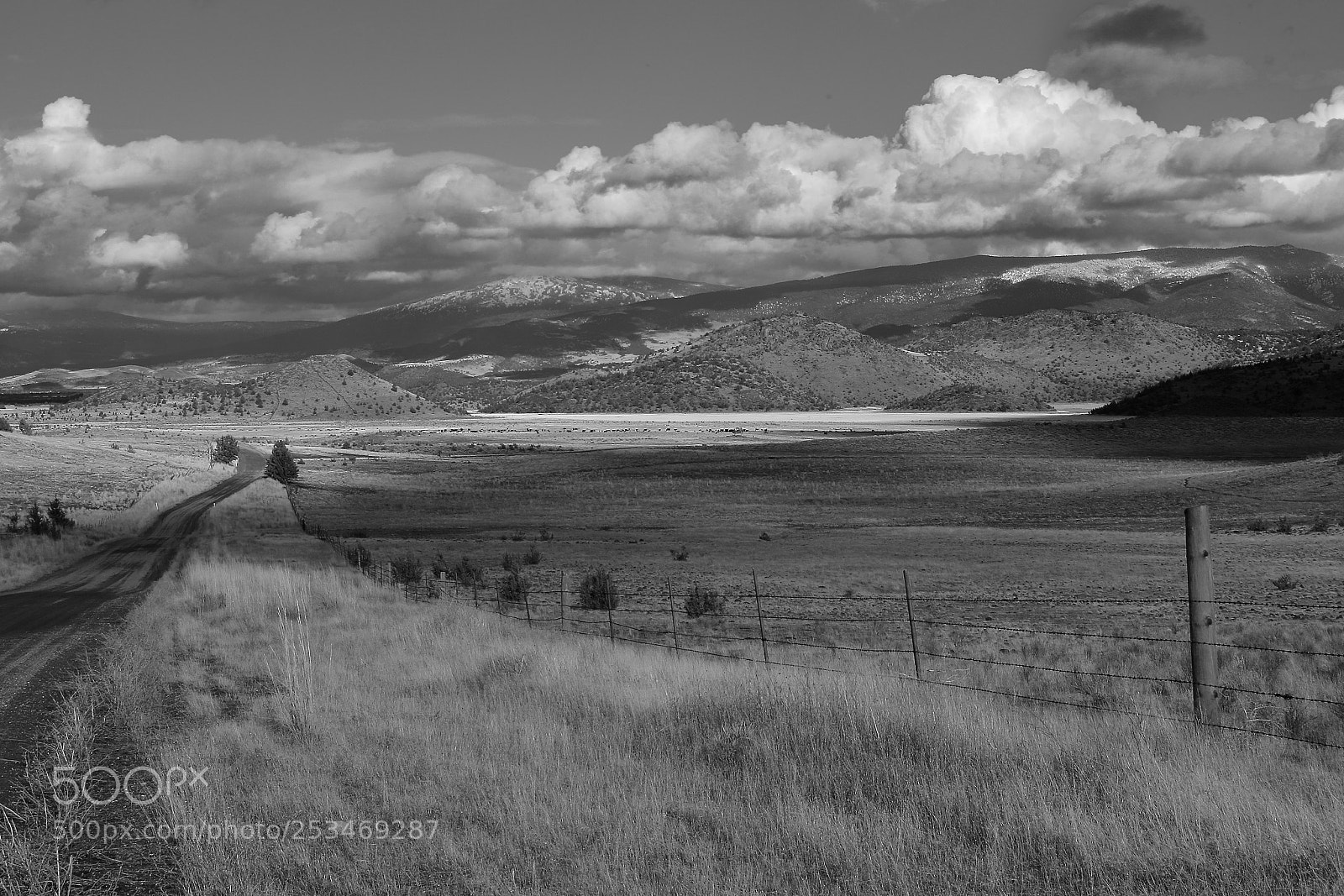 Canon EOS 7D Mark II sample photo. Ranch road and cloudy photography