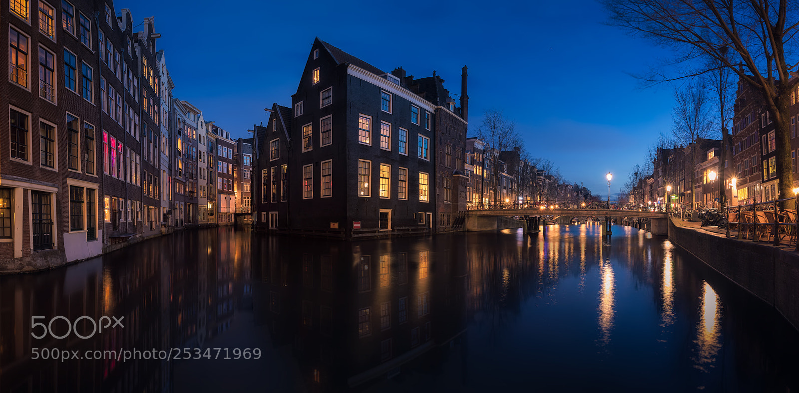 Canon EOS 80D sample photo. Blue hour in amsterdam photography