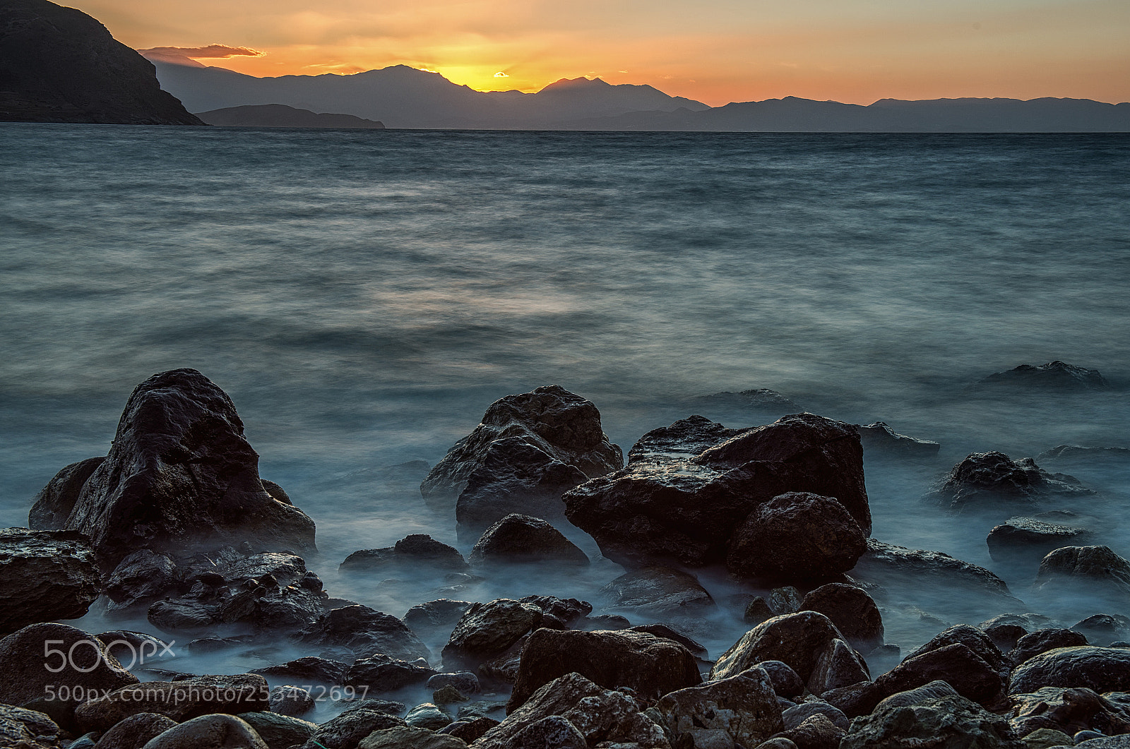 Nikon D600 sample photo. Sunset,crete,golden hour,seascape photography
