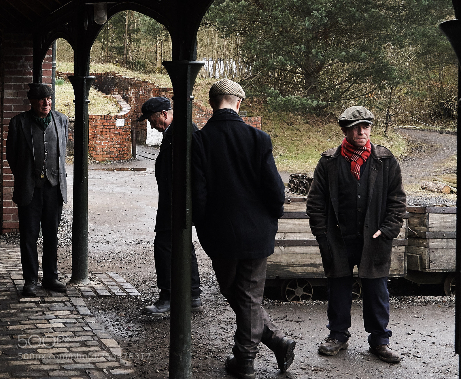 Sony SLT-A65 (SLT-A65V) sample photo. Mine workers on a photography