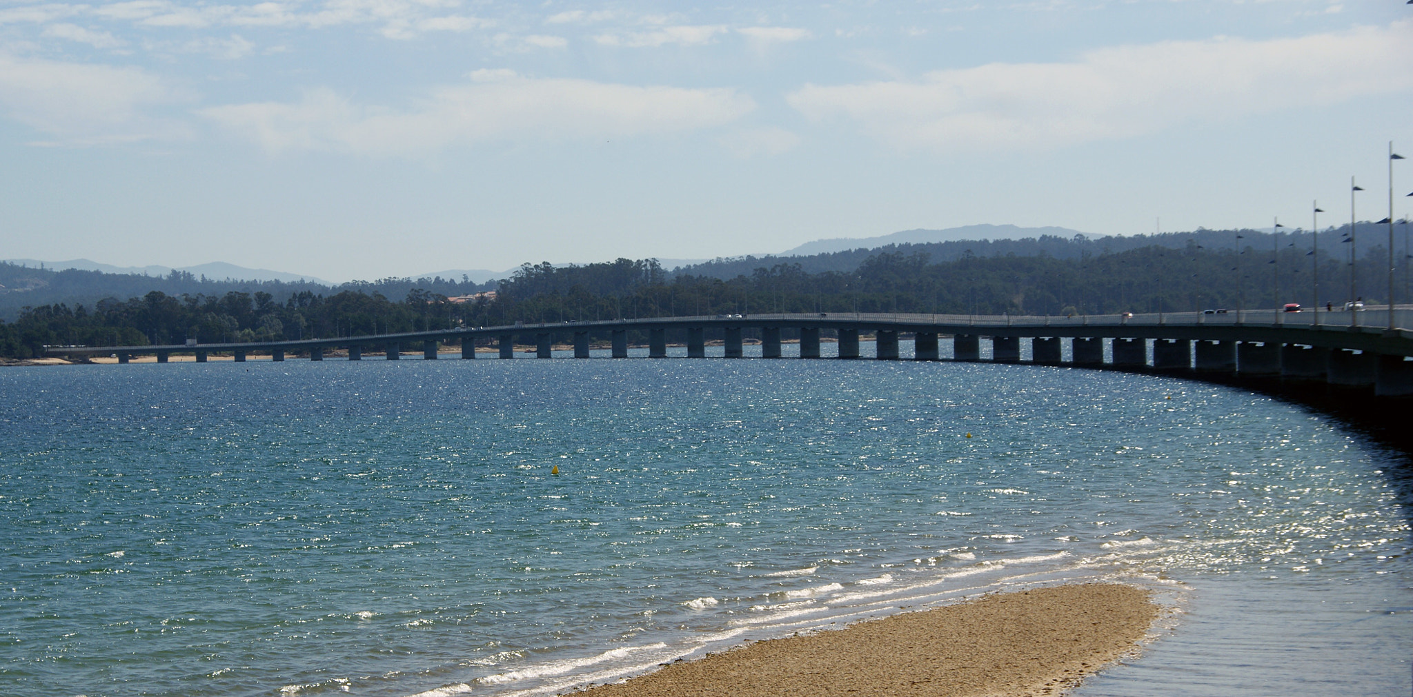 Sony Alpha DSLR-A350 sample photo. Puente a la isla de la toja photography