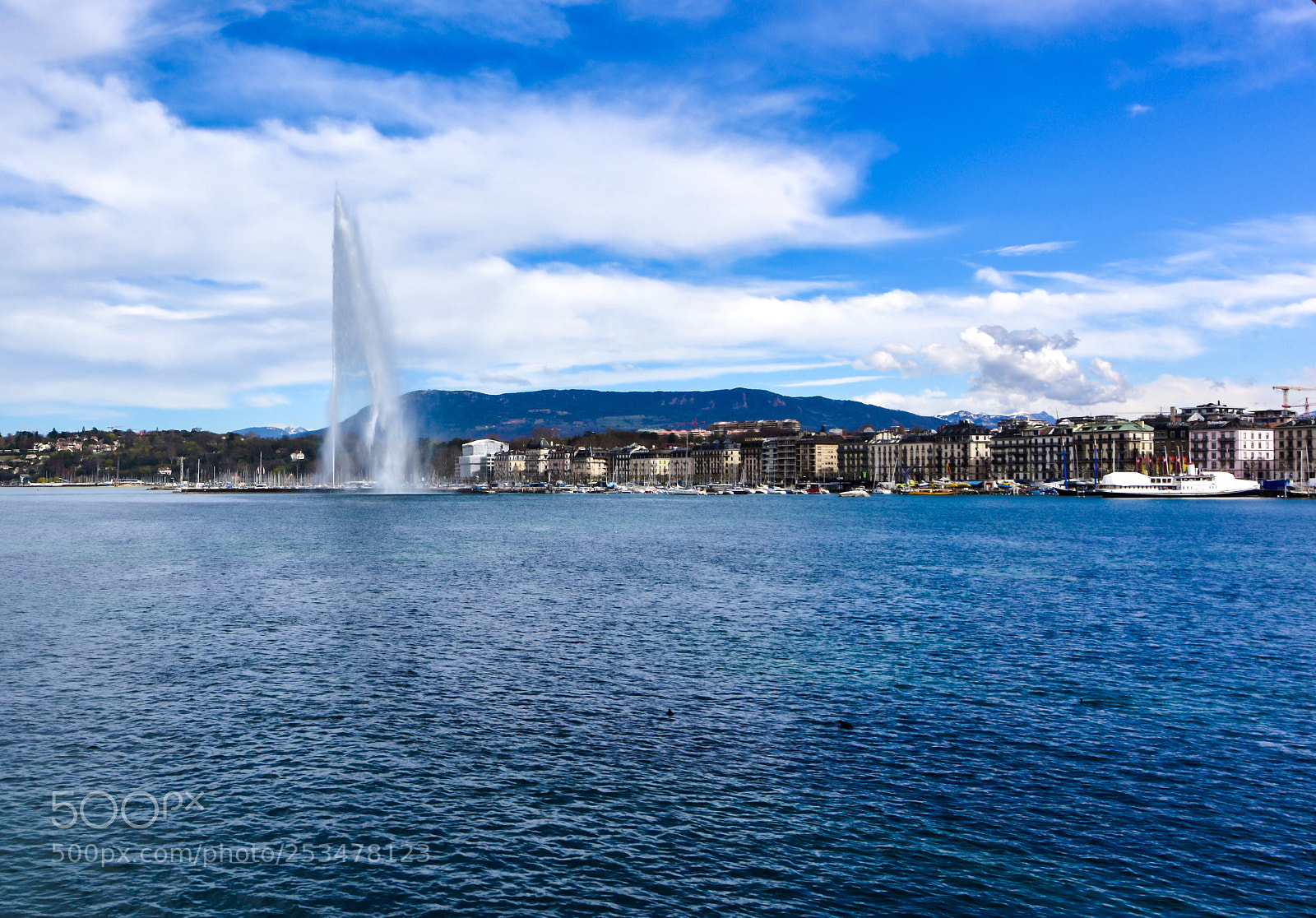 Nikon D810 sample photo. The fountain, geneva... photography